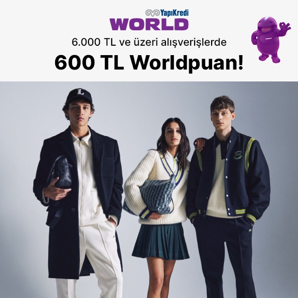 600 TL Worlpuan Hediye!
