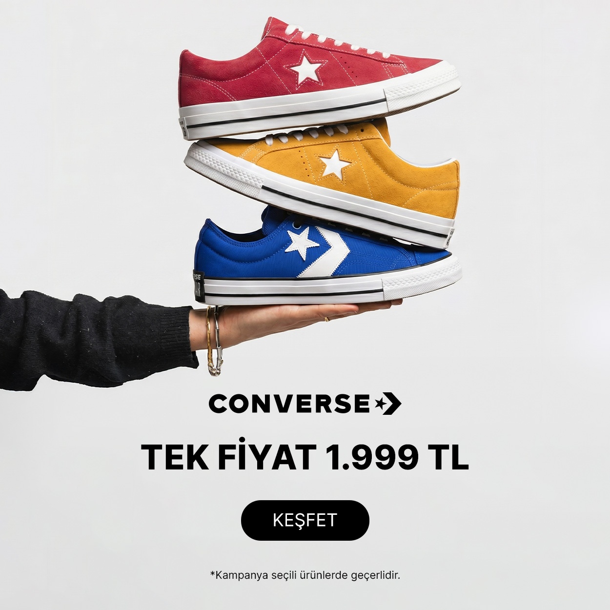 Converse Tek Fiyat 1999 TL Kampanyası