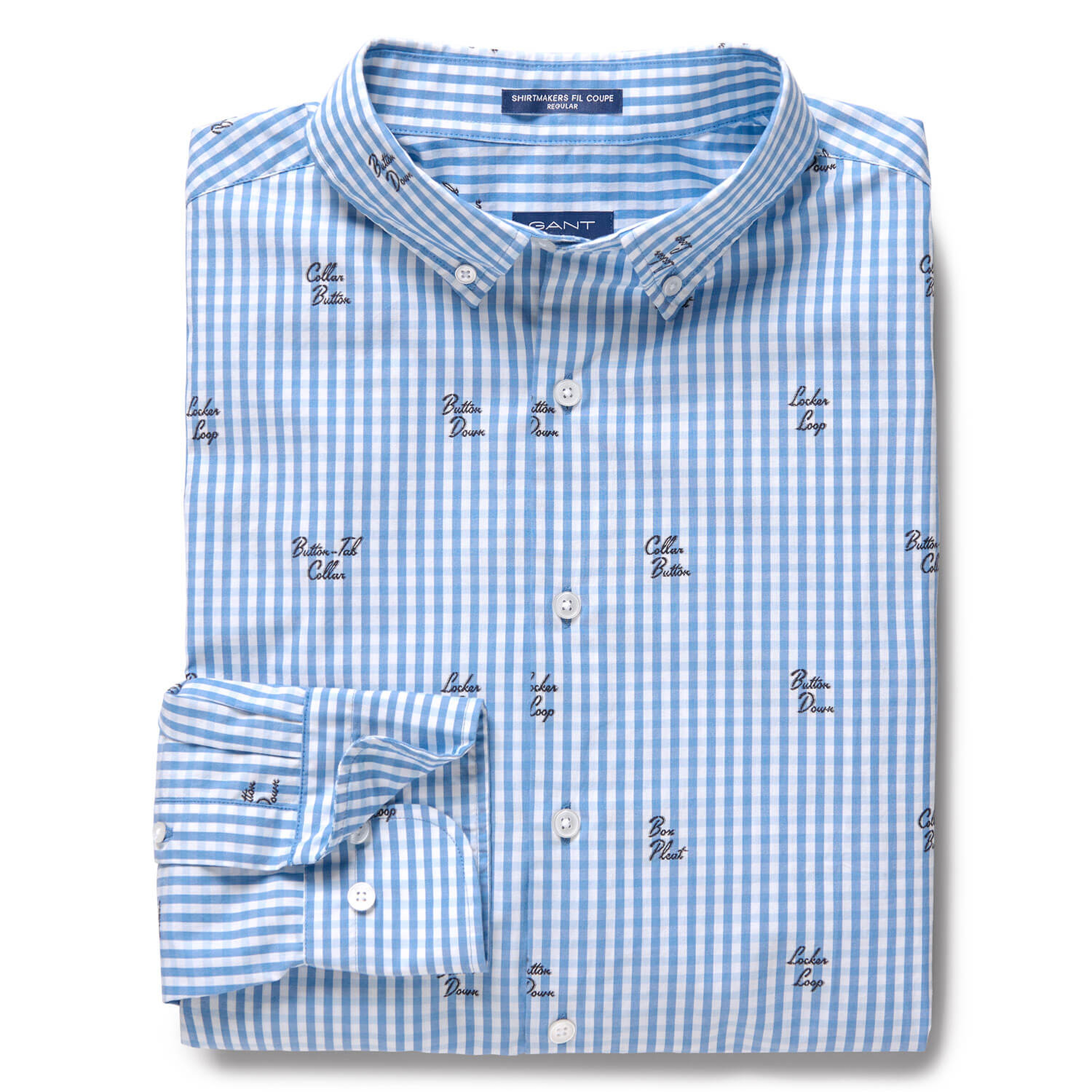 Gant Erkek Mavi Uzun Kollu Regular Fit Gömlek