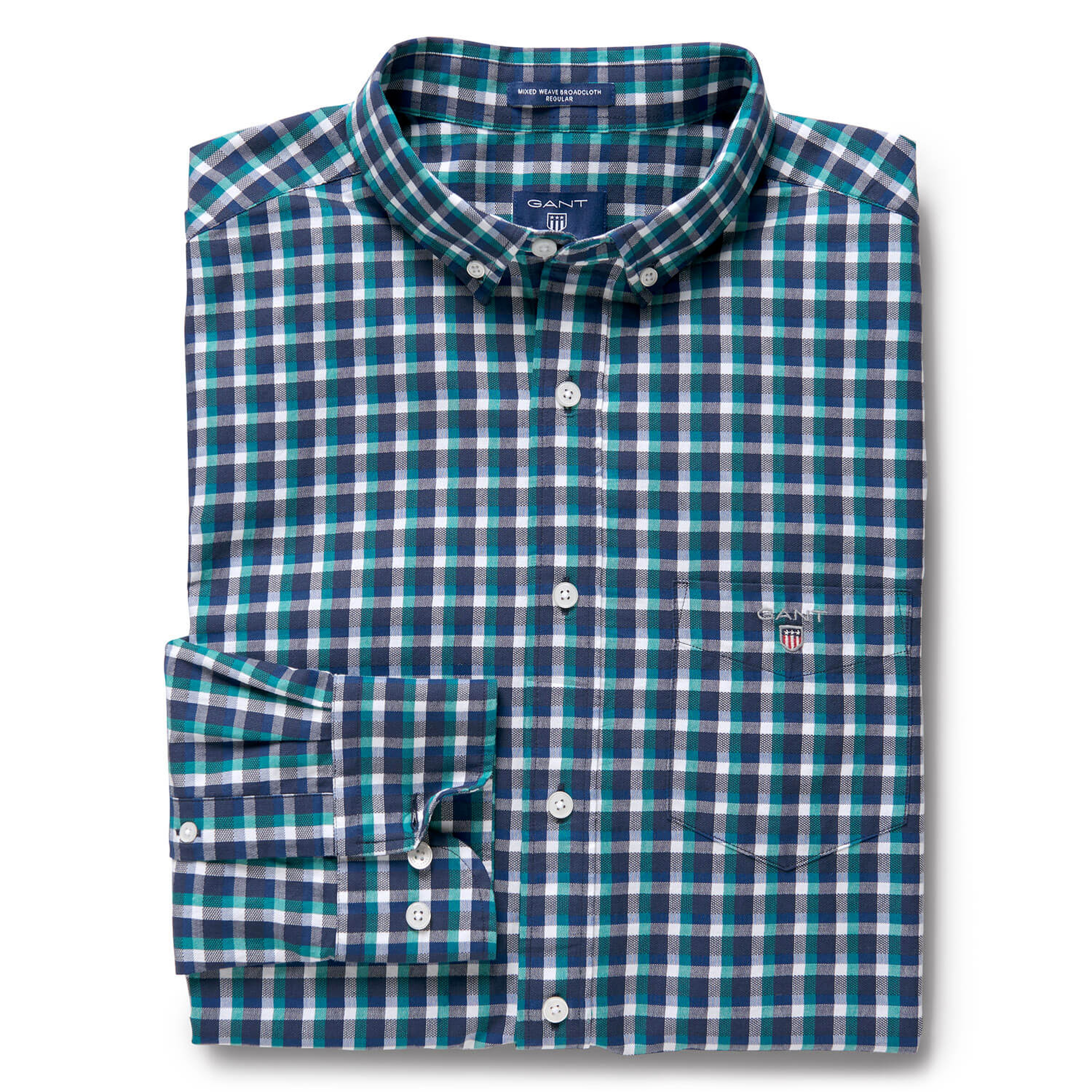 Gant Erkek Lacivert Uzun Kollu Regular Fit Gömlek