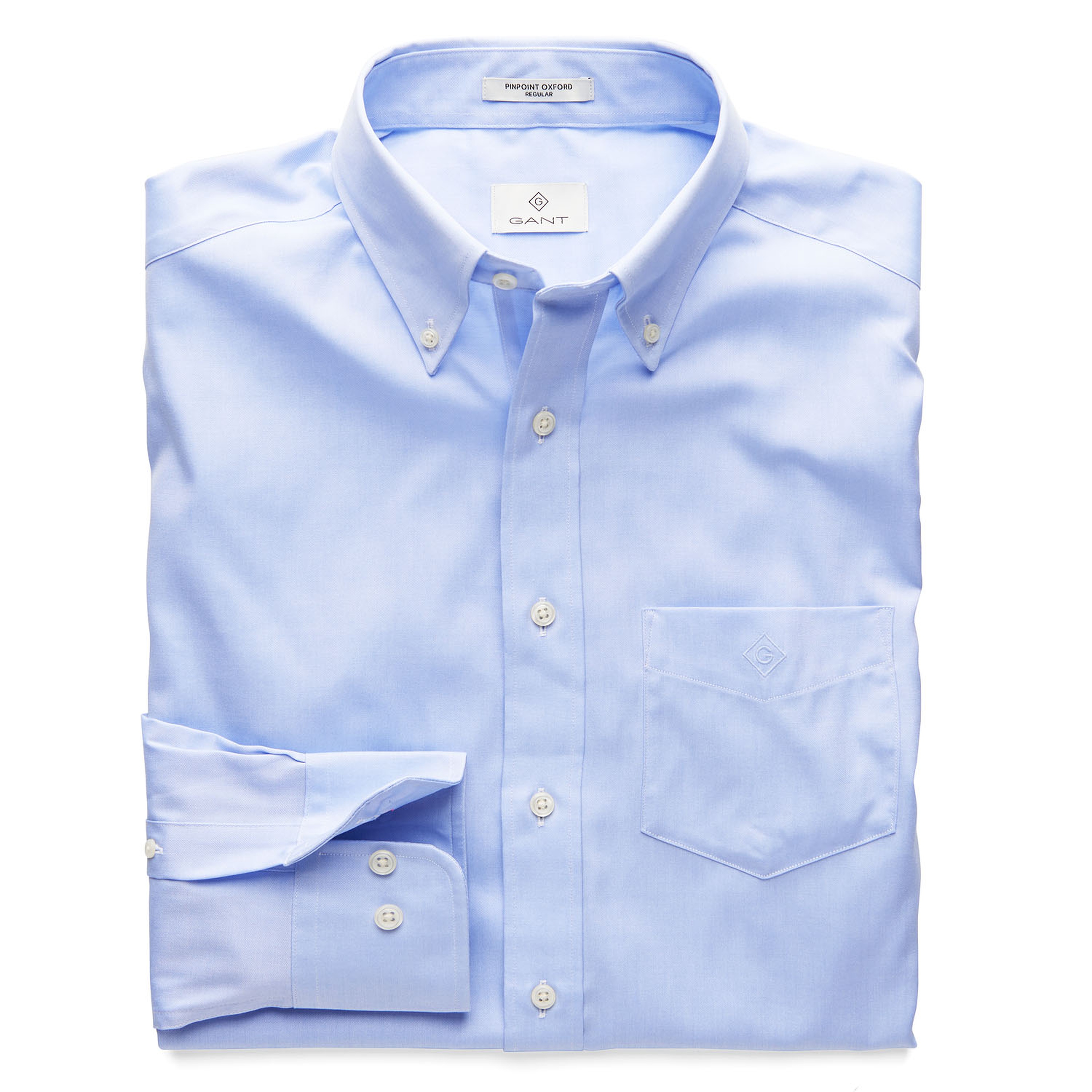 Gant Erkek Mavi Uzun Kollu Regular Fit Gömlek