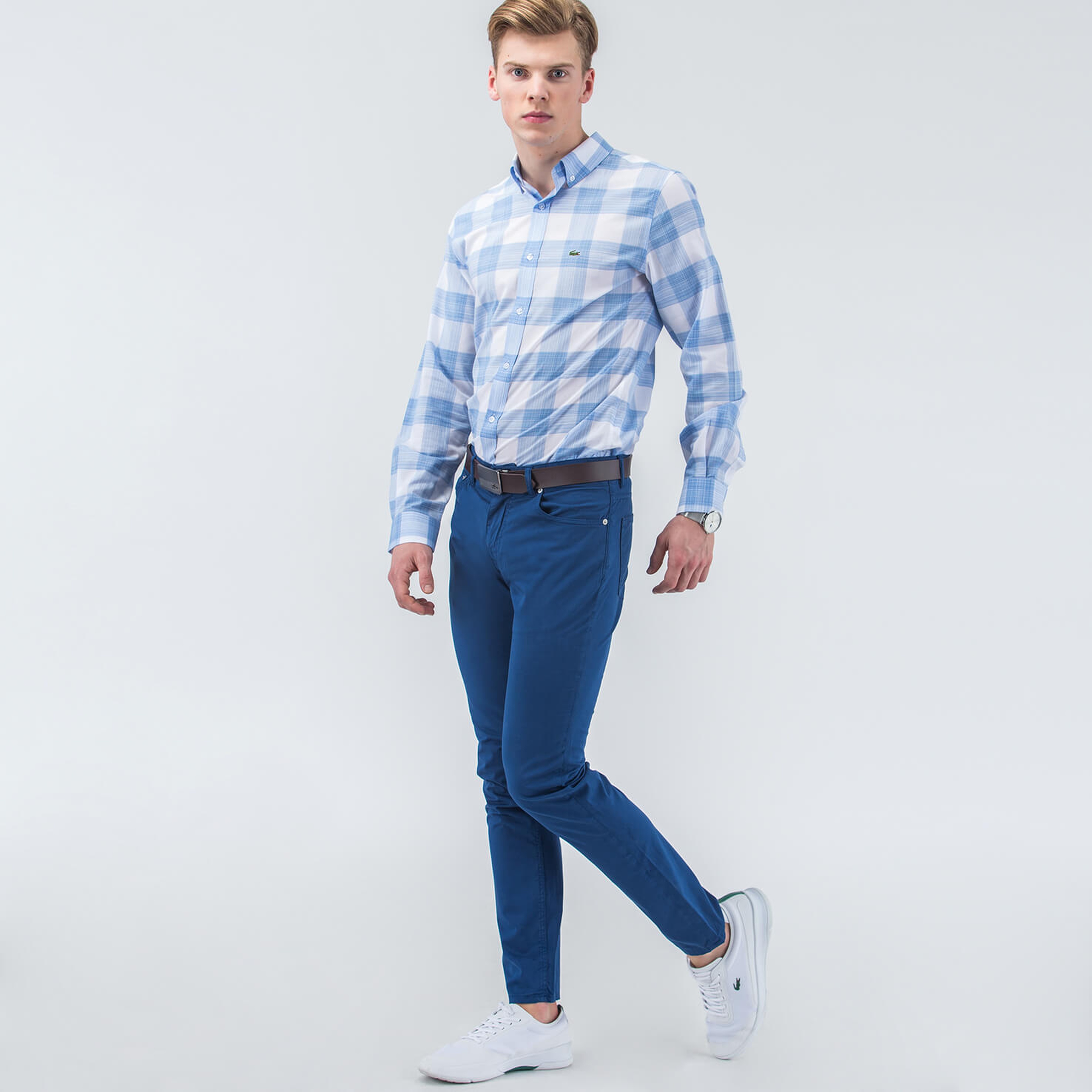 Lacoste Erkek Mavi Pantolon