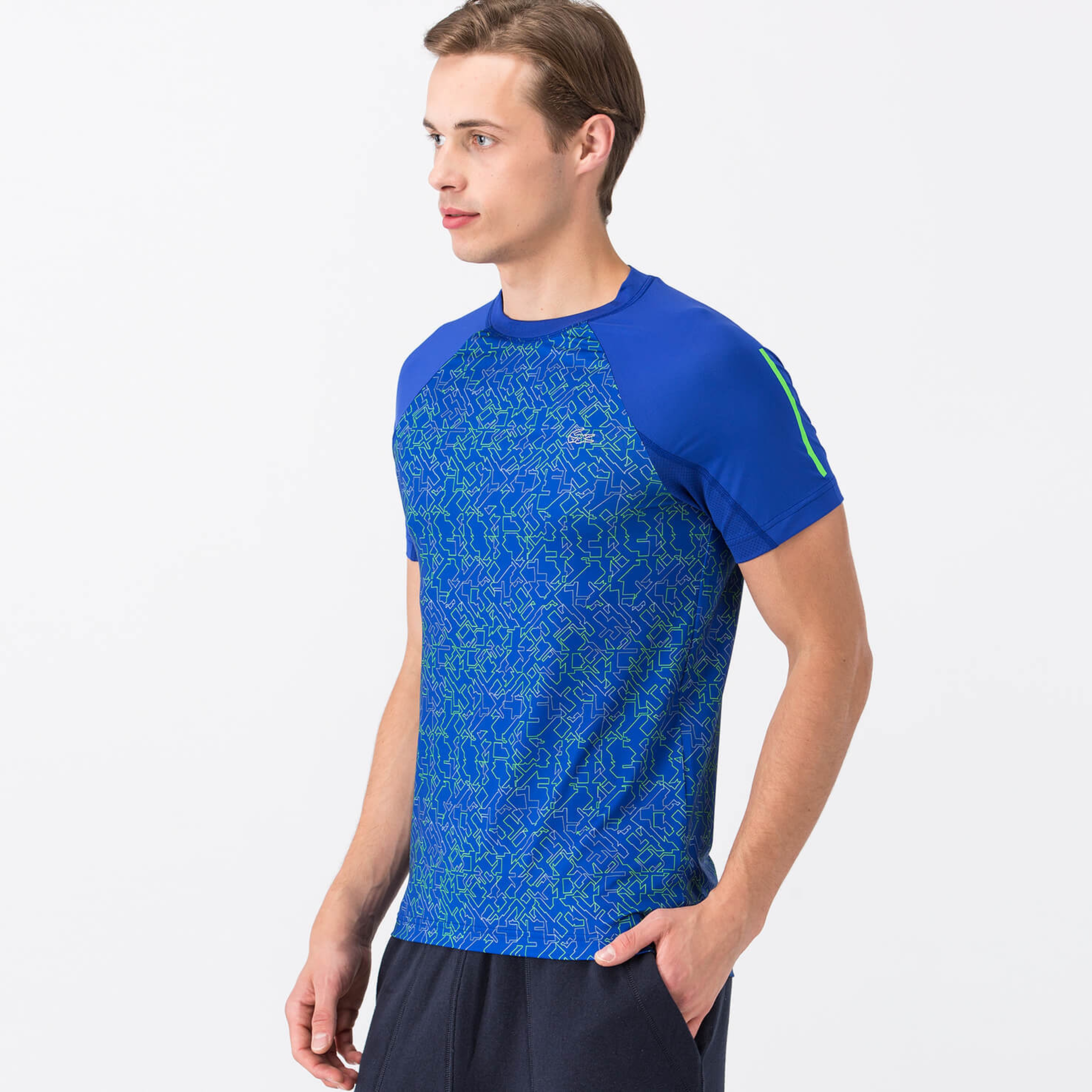 Lacoste Mavi Erkek T-Shirt