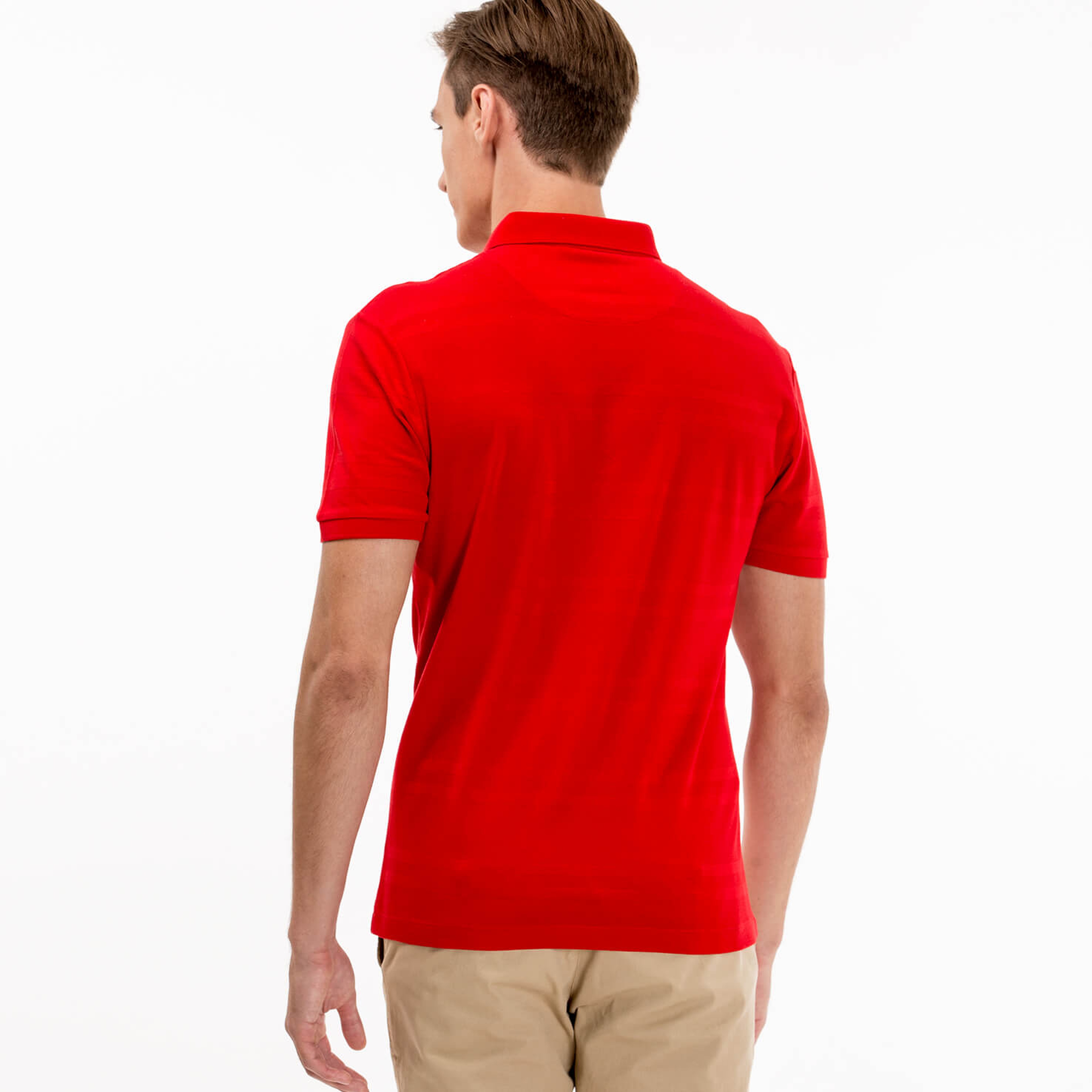 Lacoste Erkek Kırmızı Slim Fit Polo