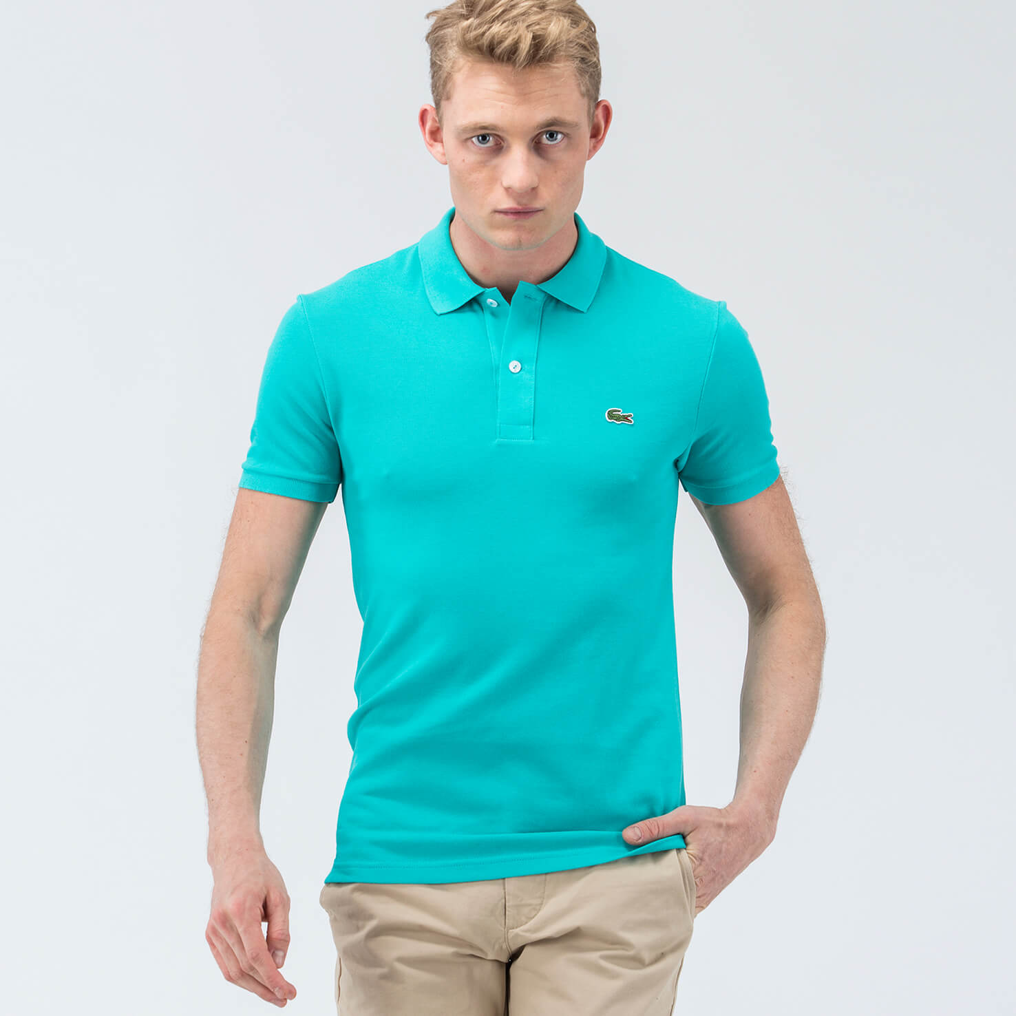 Lacoste Erkek Yeşil Slim Fit Polo