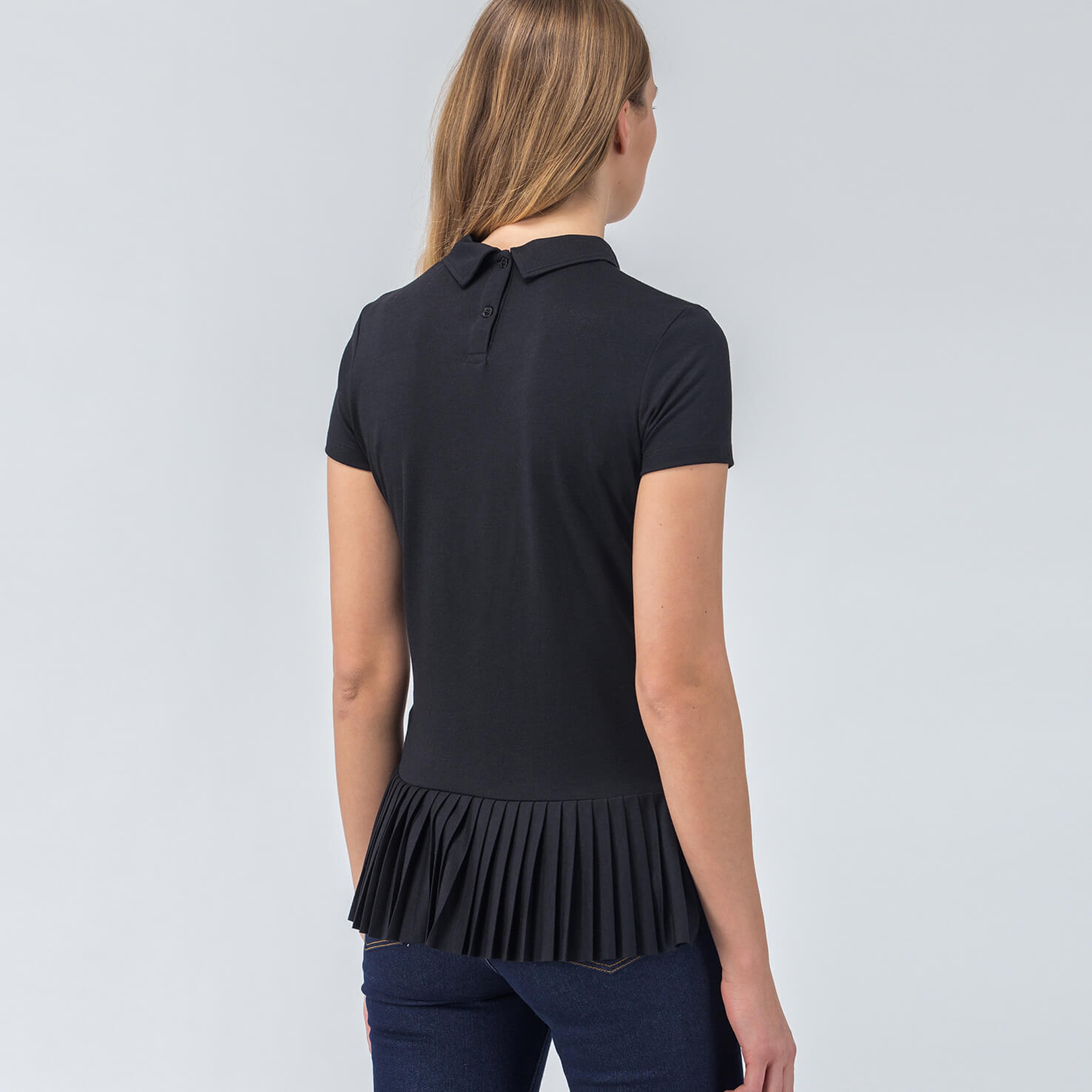 Lacoste Siyah Kısa Kollu Kadın Polo