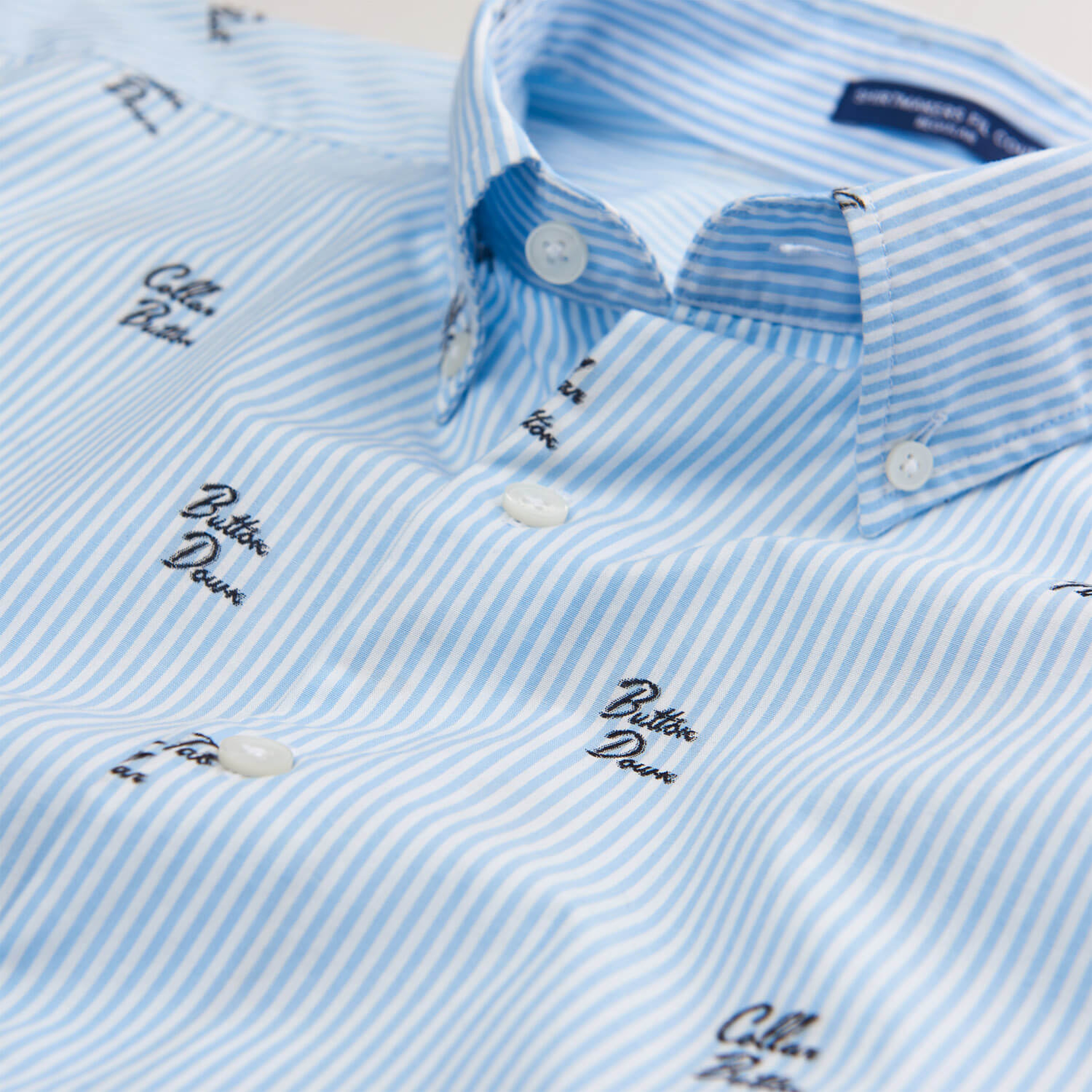 Gant Erkek Mavi Uzun Kollu Regular Fit Gömlek