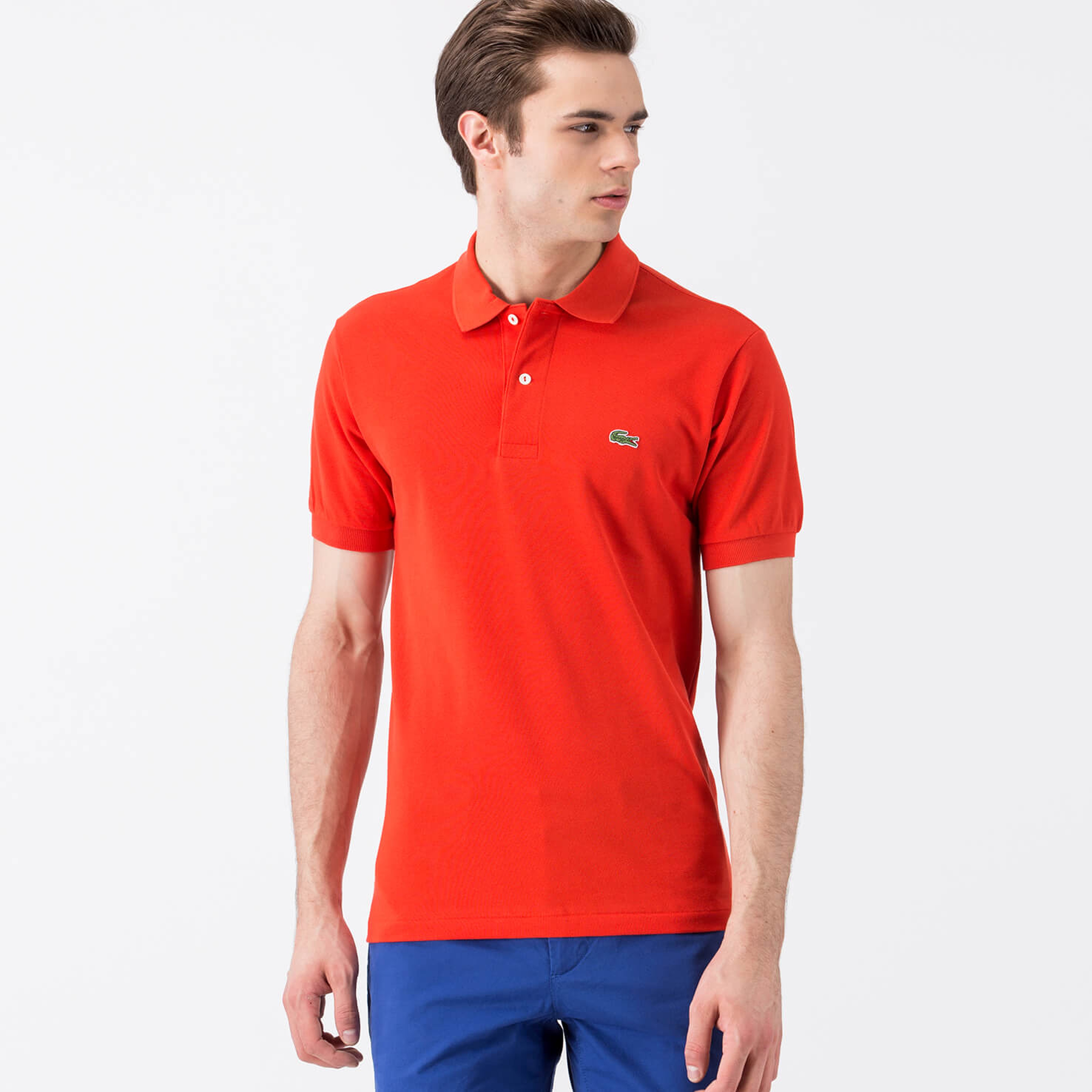 Lacoste Erkek Kırmızı Regular Fit Kısa Kollu Polo