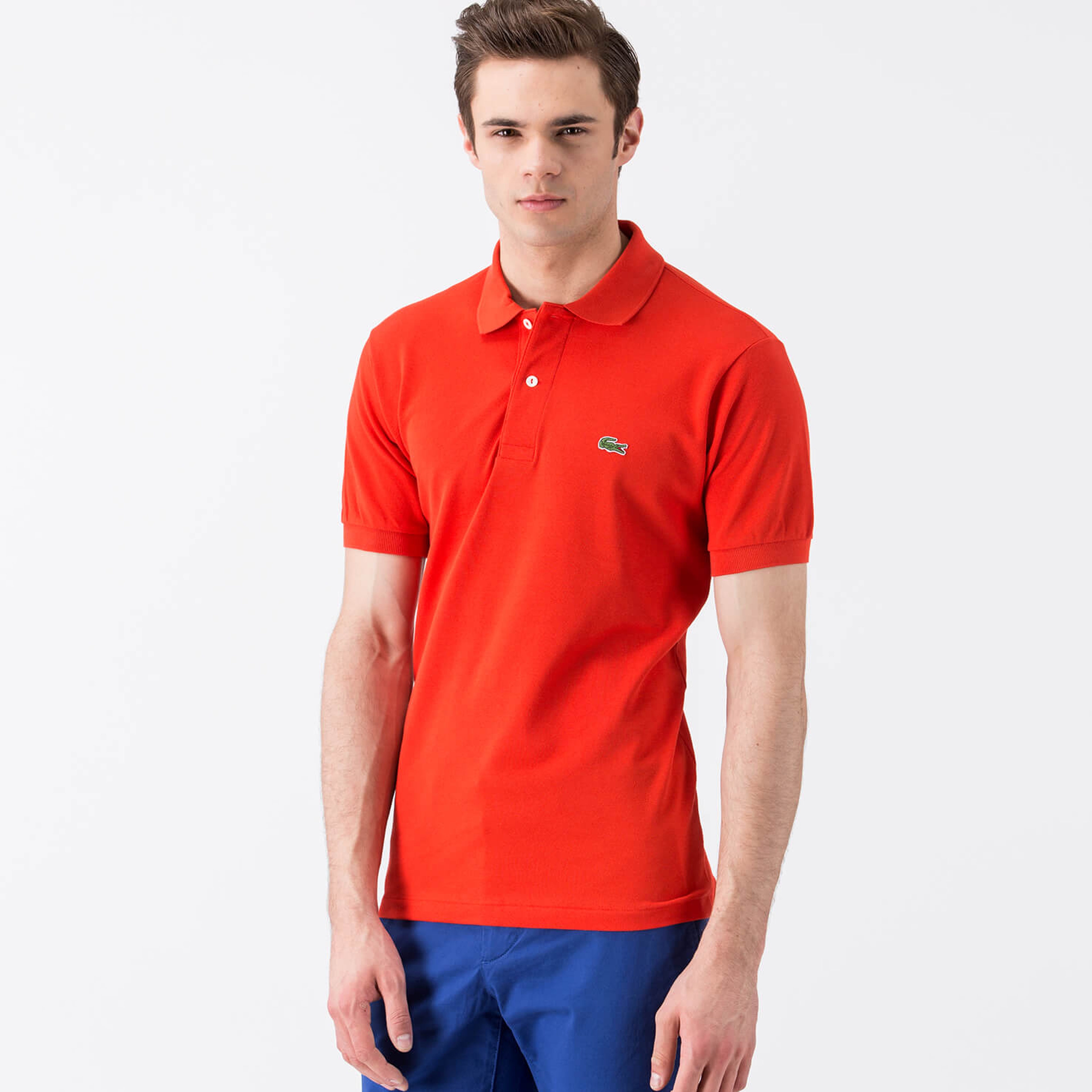 Lacoste Erkek Kırmızı Regular Fit Kısa Kollu Polo
