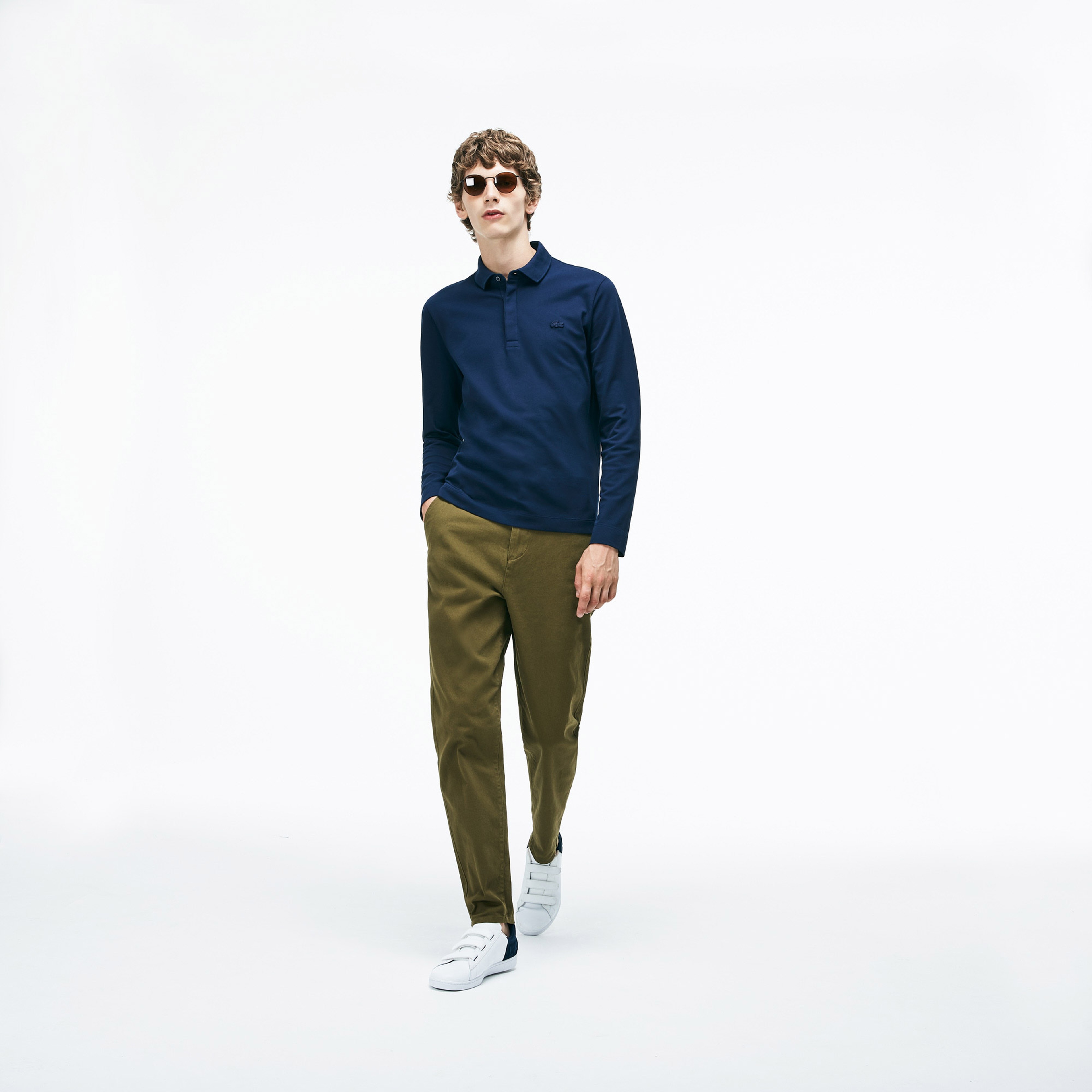 Lacoste Erkek Lacivert Regular Fit Polo