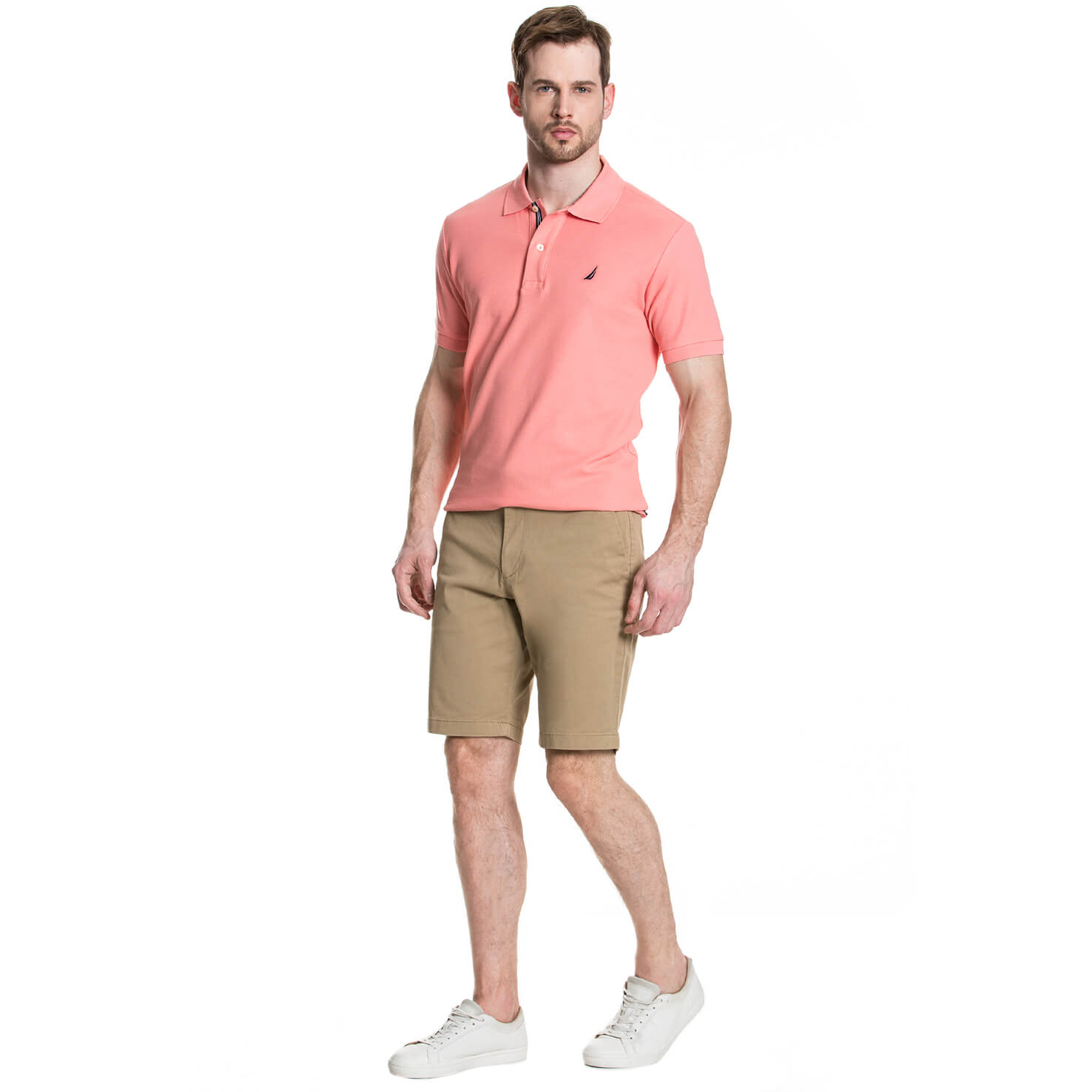 Nautica Erkek Bej Regular Fit Şort