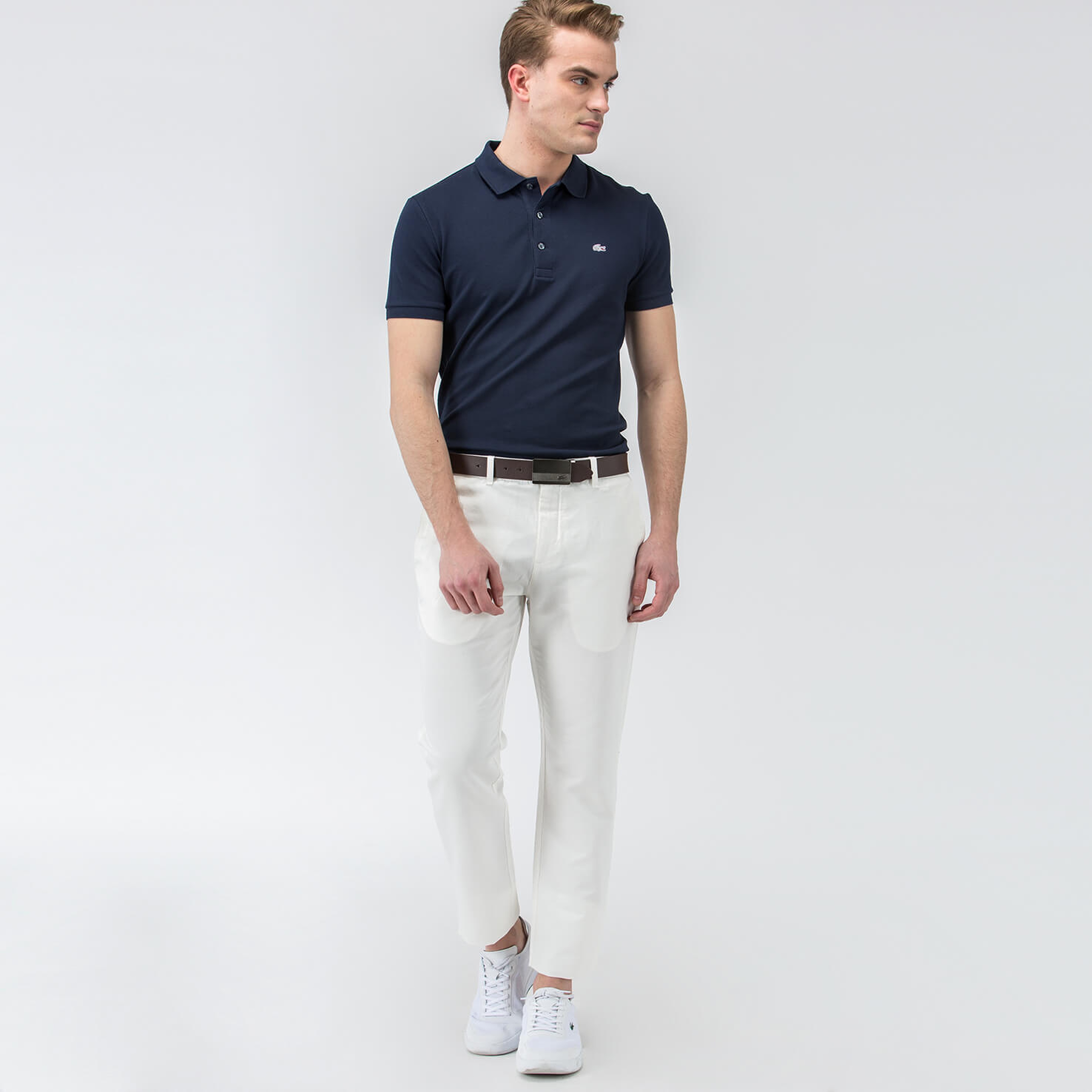 Lacoste Erkek Beyaz Pantolon