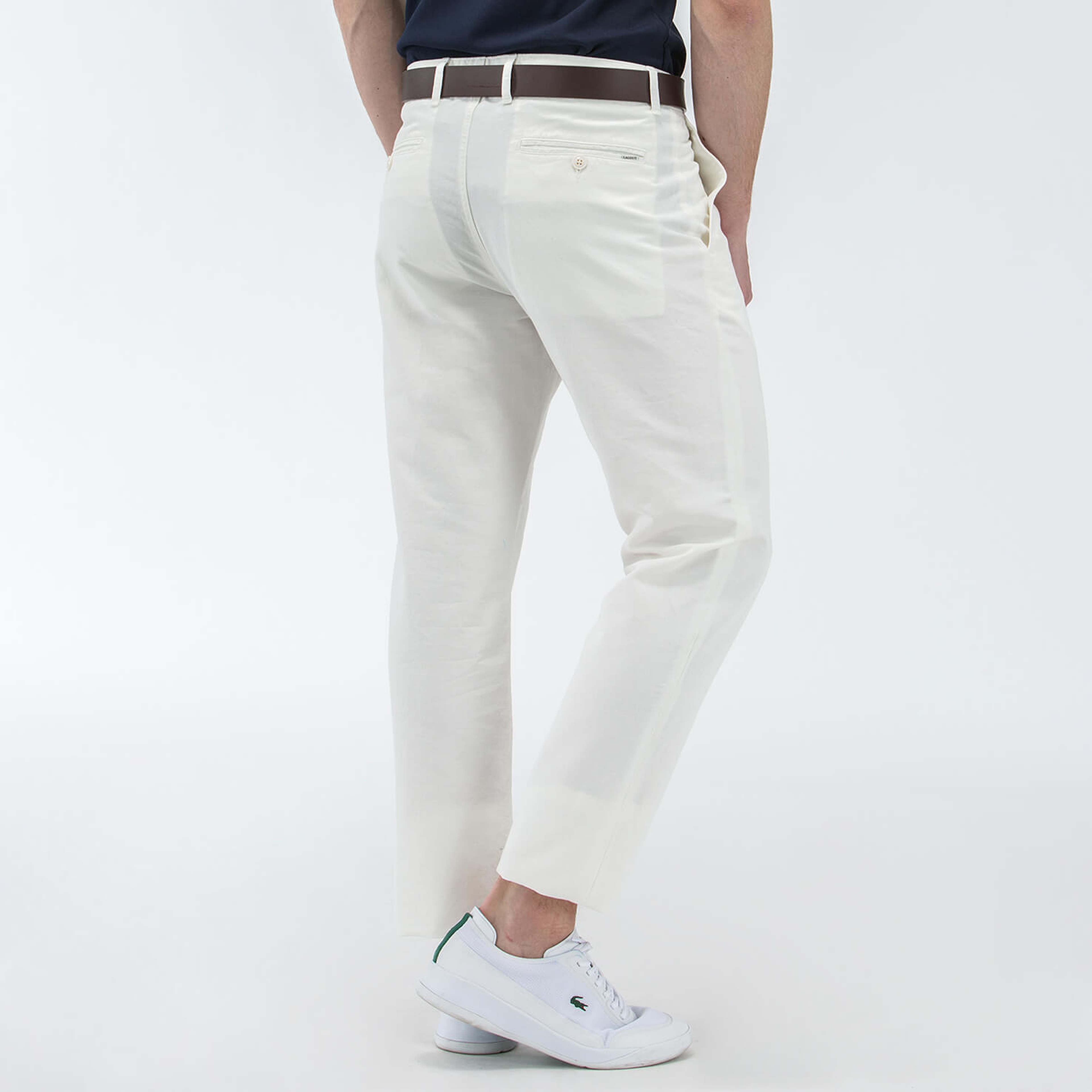 Lacoste Erkek Beyaz Pantolon