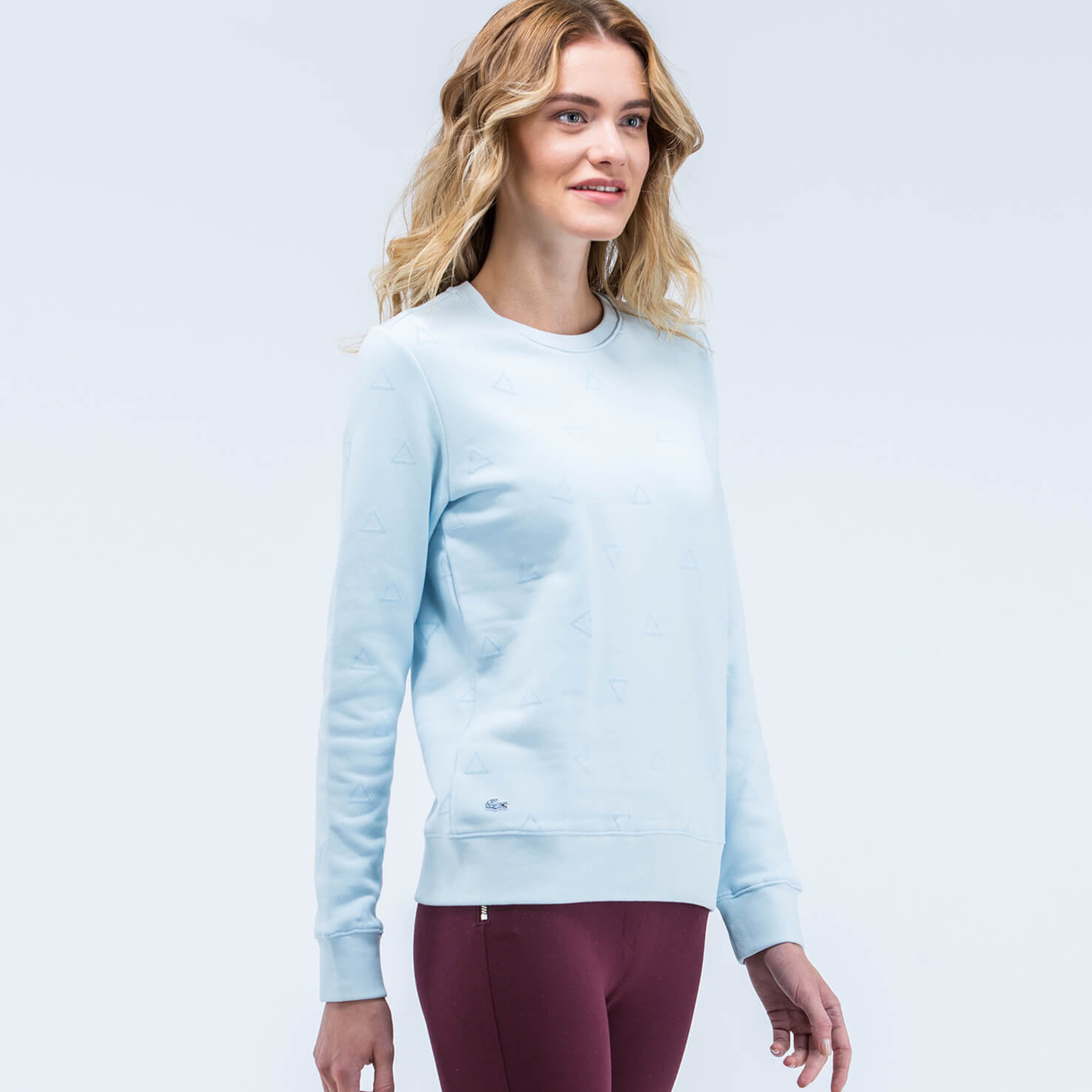 Lacoste Kadın Mavi Sweatshirt