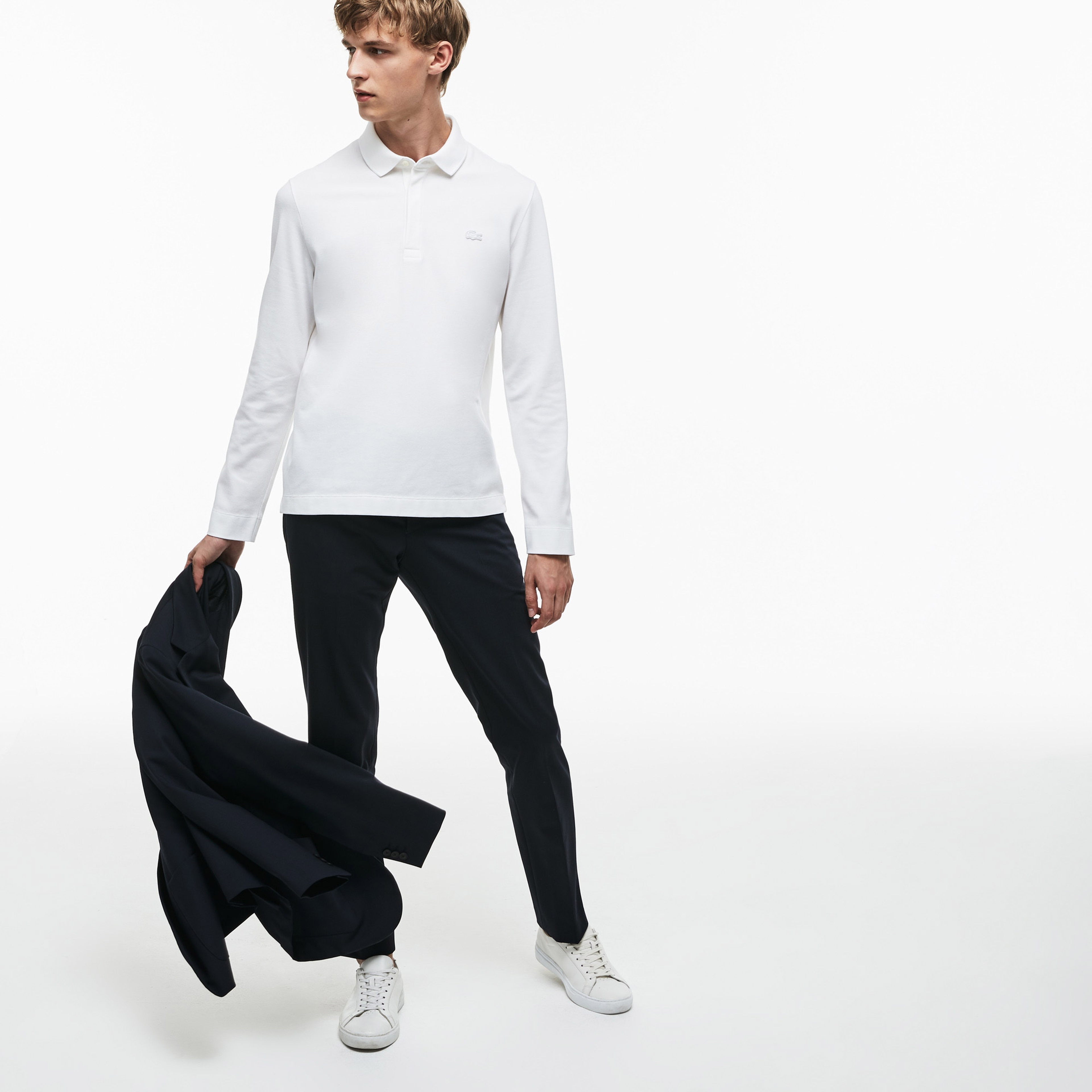 Lacoste Erkek Beyaz Regular Fit Polo