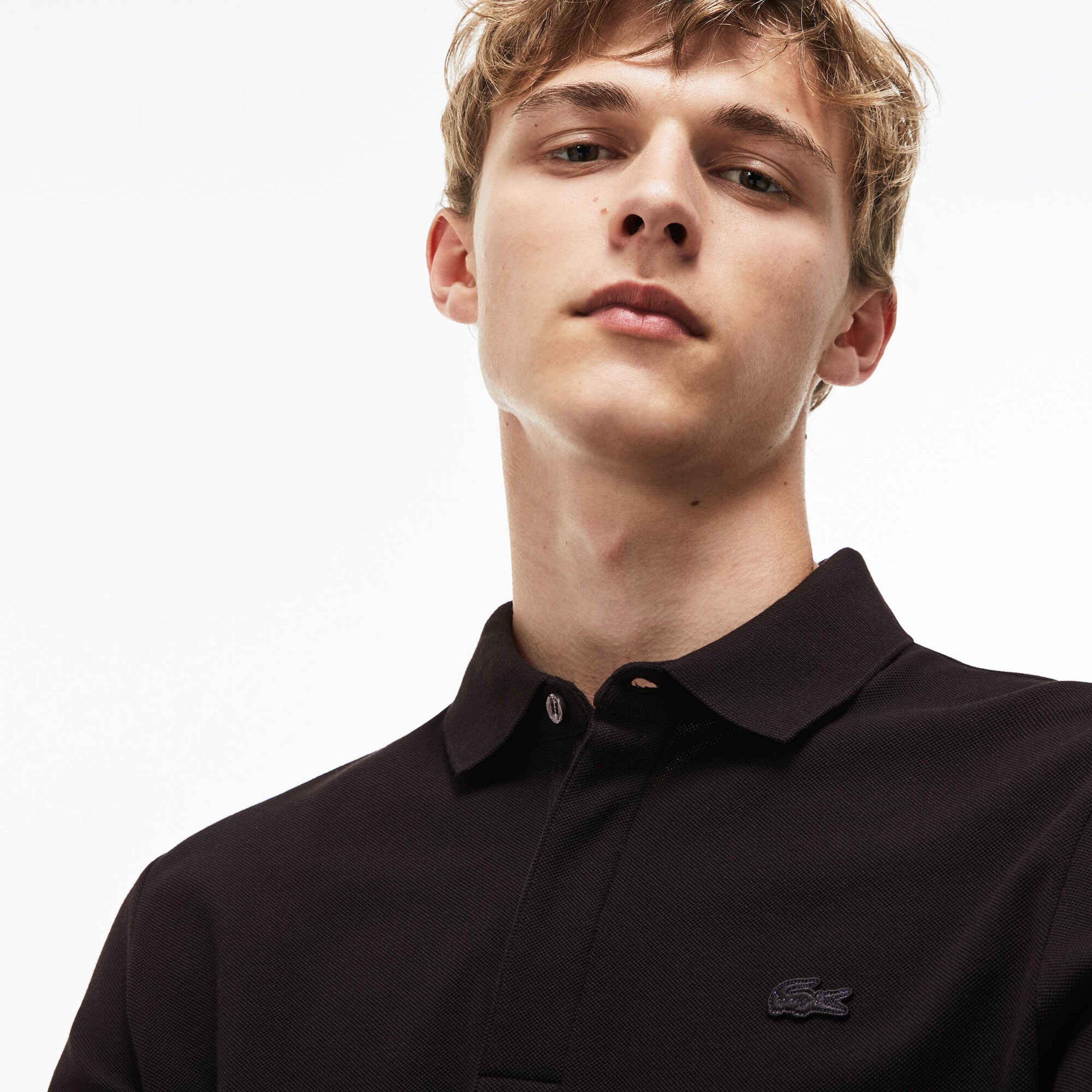 Lacoste Erkek Siyah Regular Fit Polo