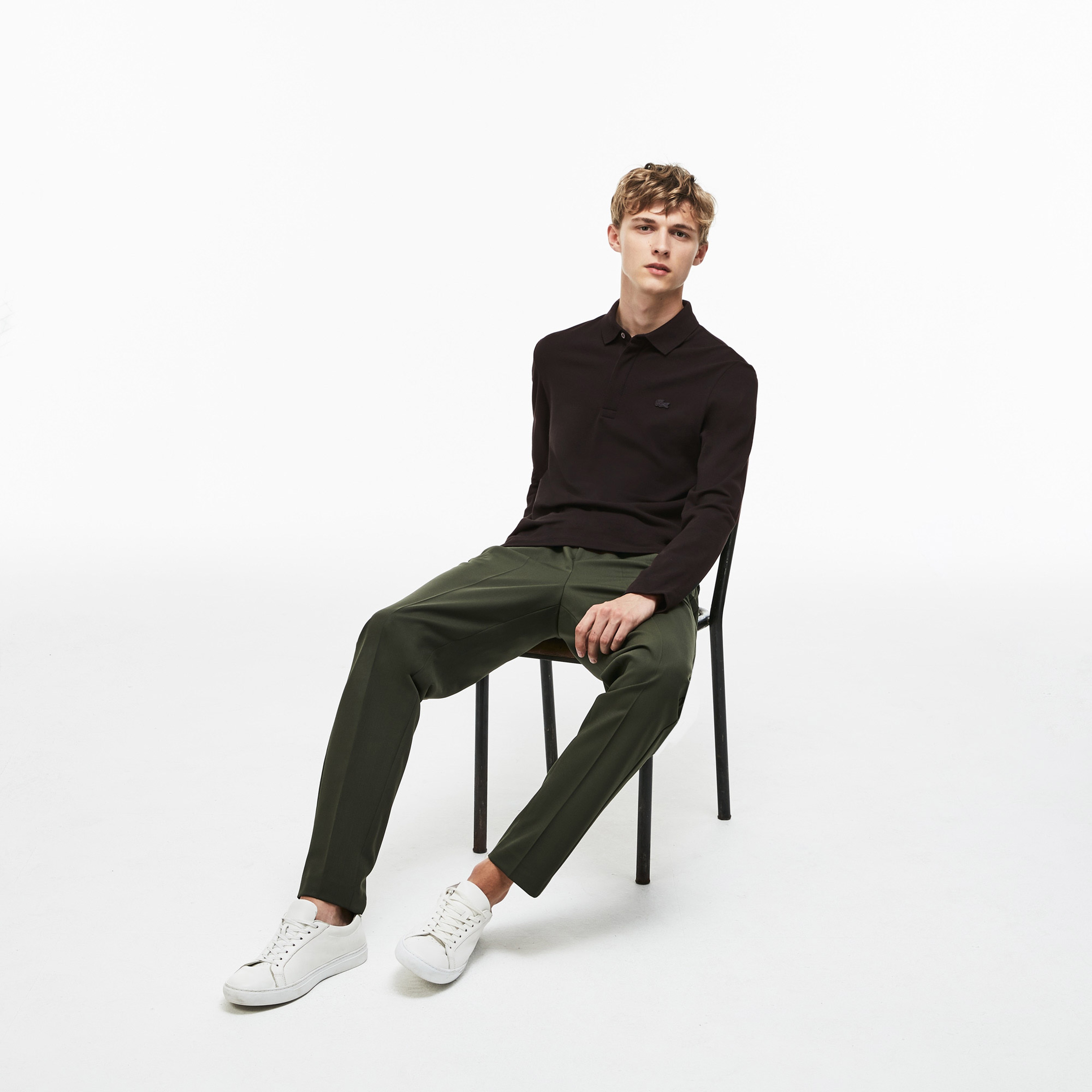 Lacoste Erkek Siyah Regular Fit Polo