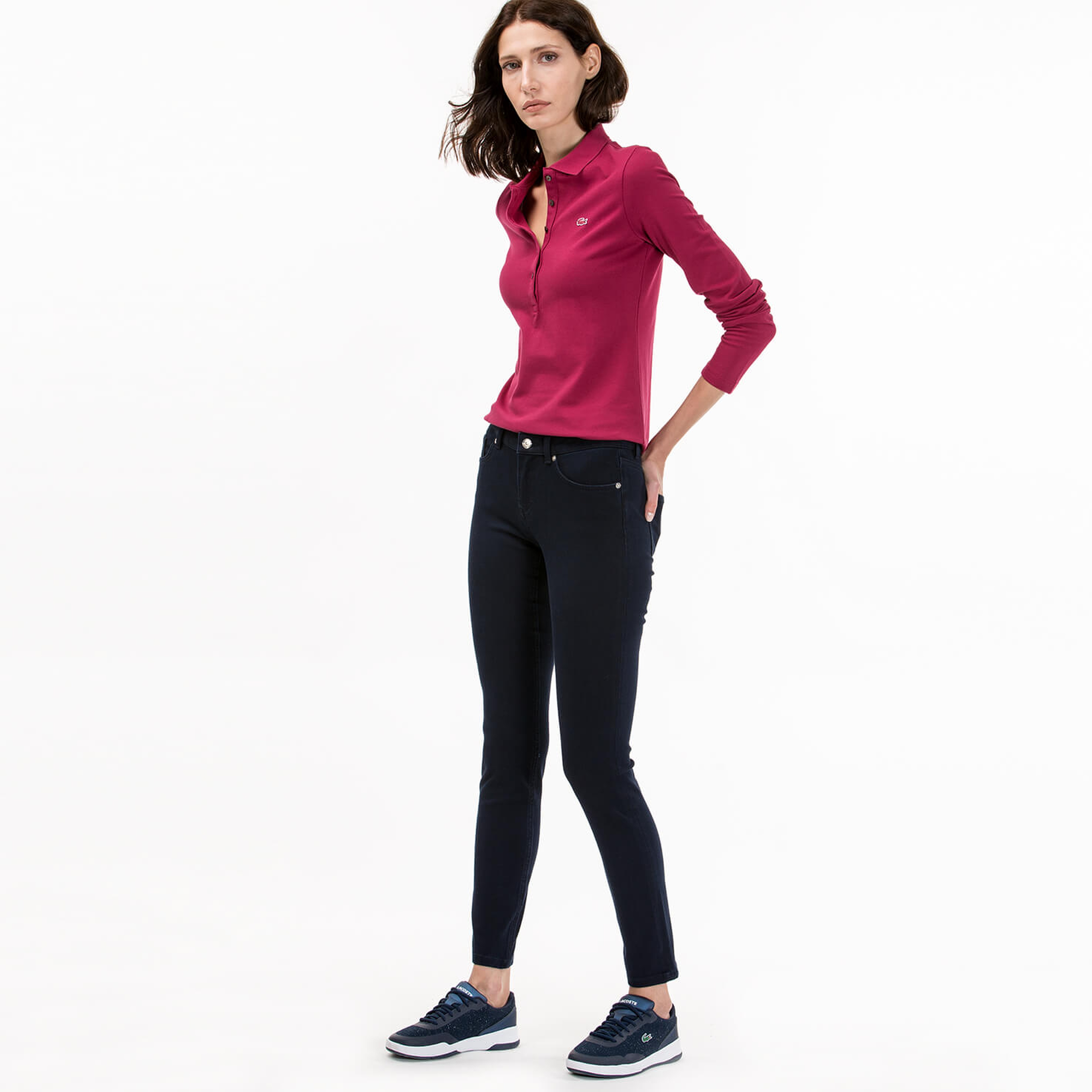 Lacoste Kadın Siyah Pantolon