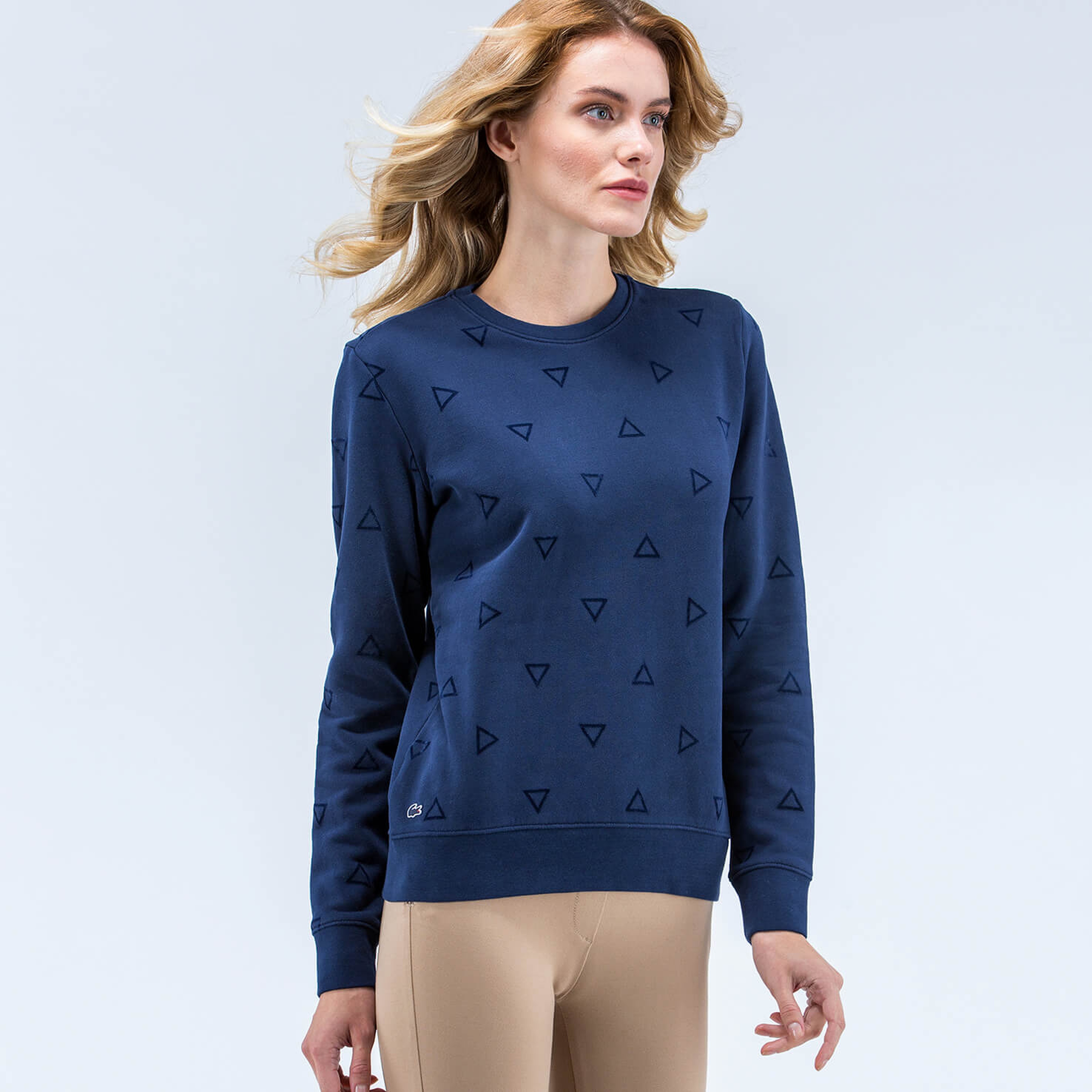 Lacoste Kadın Lacivert Sweatshirt