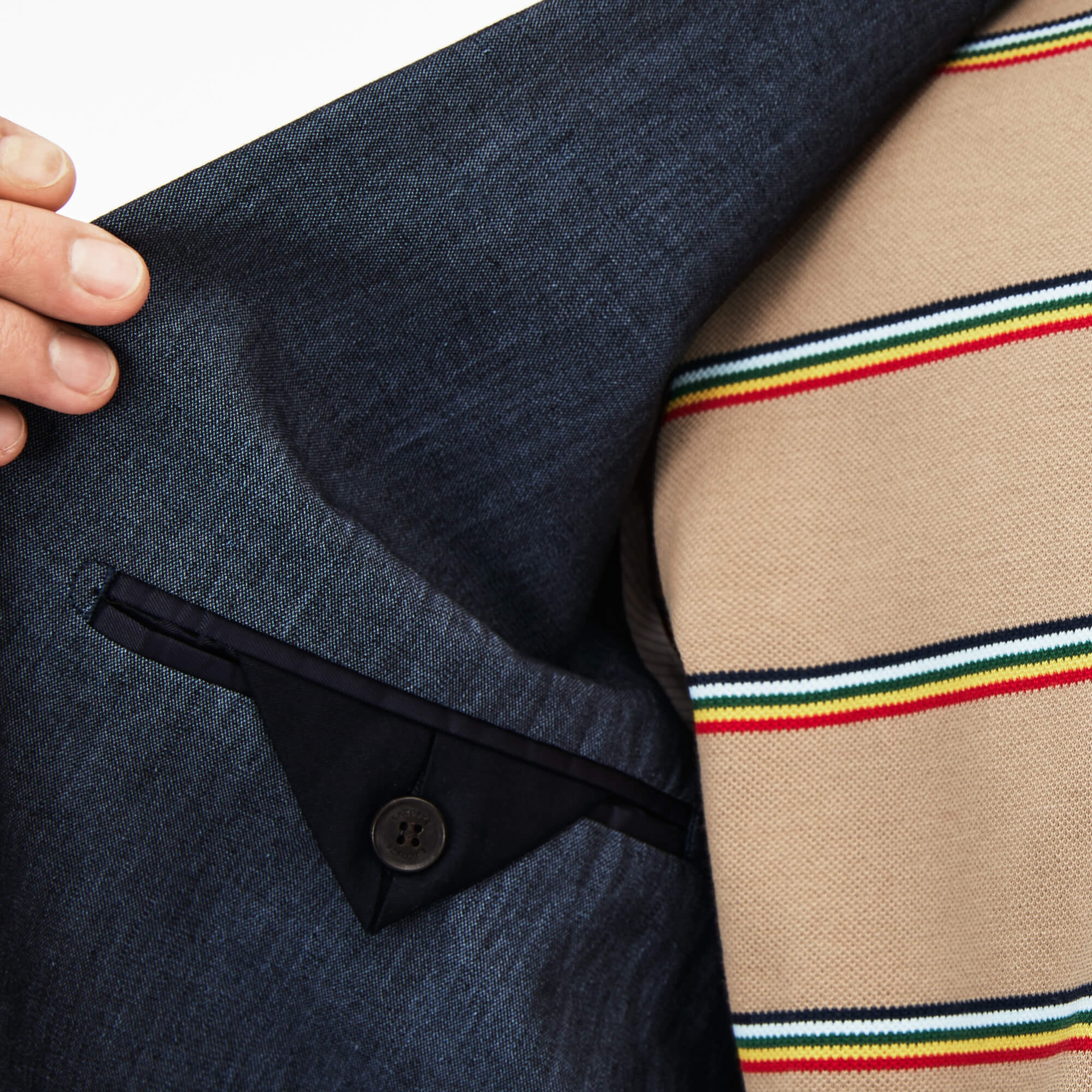 Lacoste Erkek Slim Fit Mavi Ceket