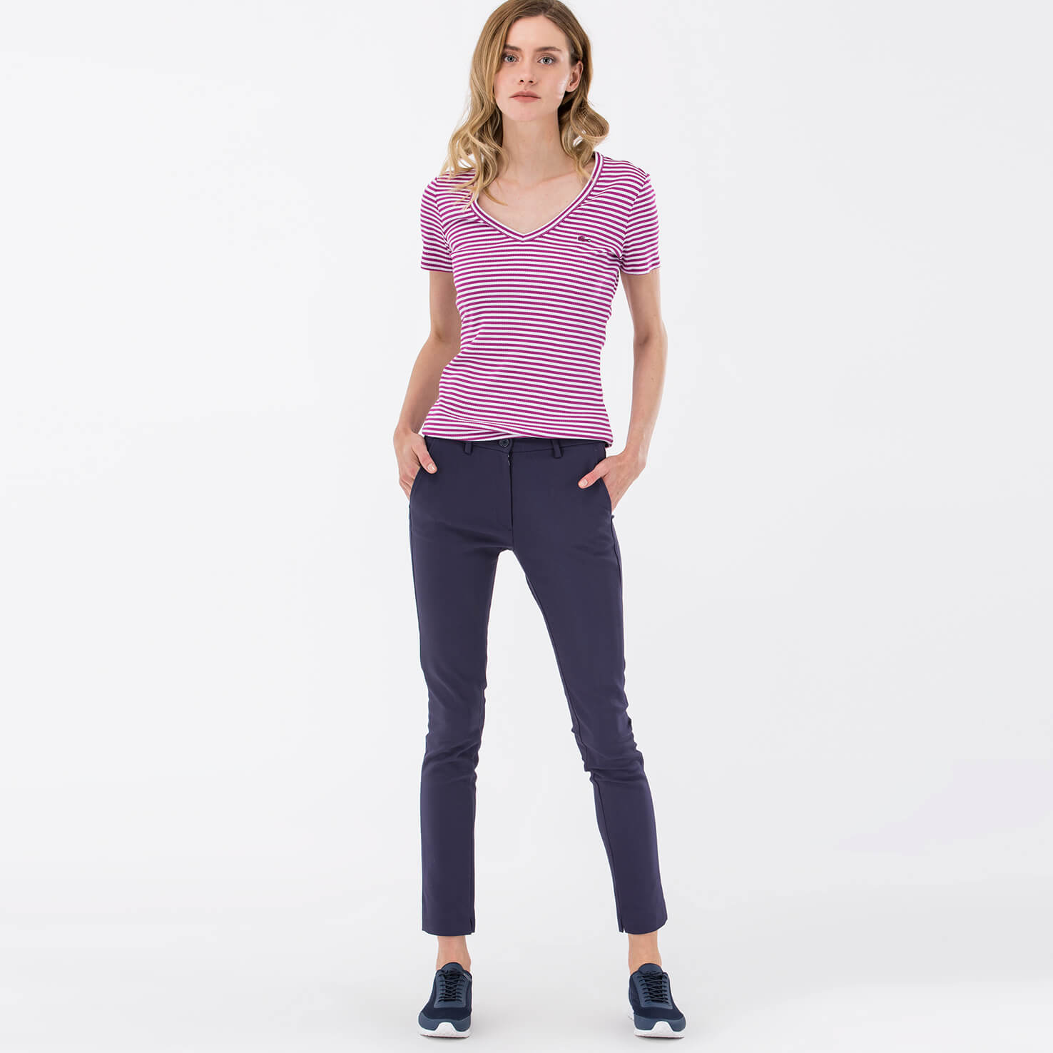 Lacoste Sportswear Kadın Lacivert Pantolon