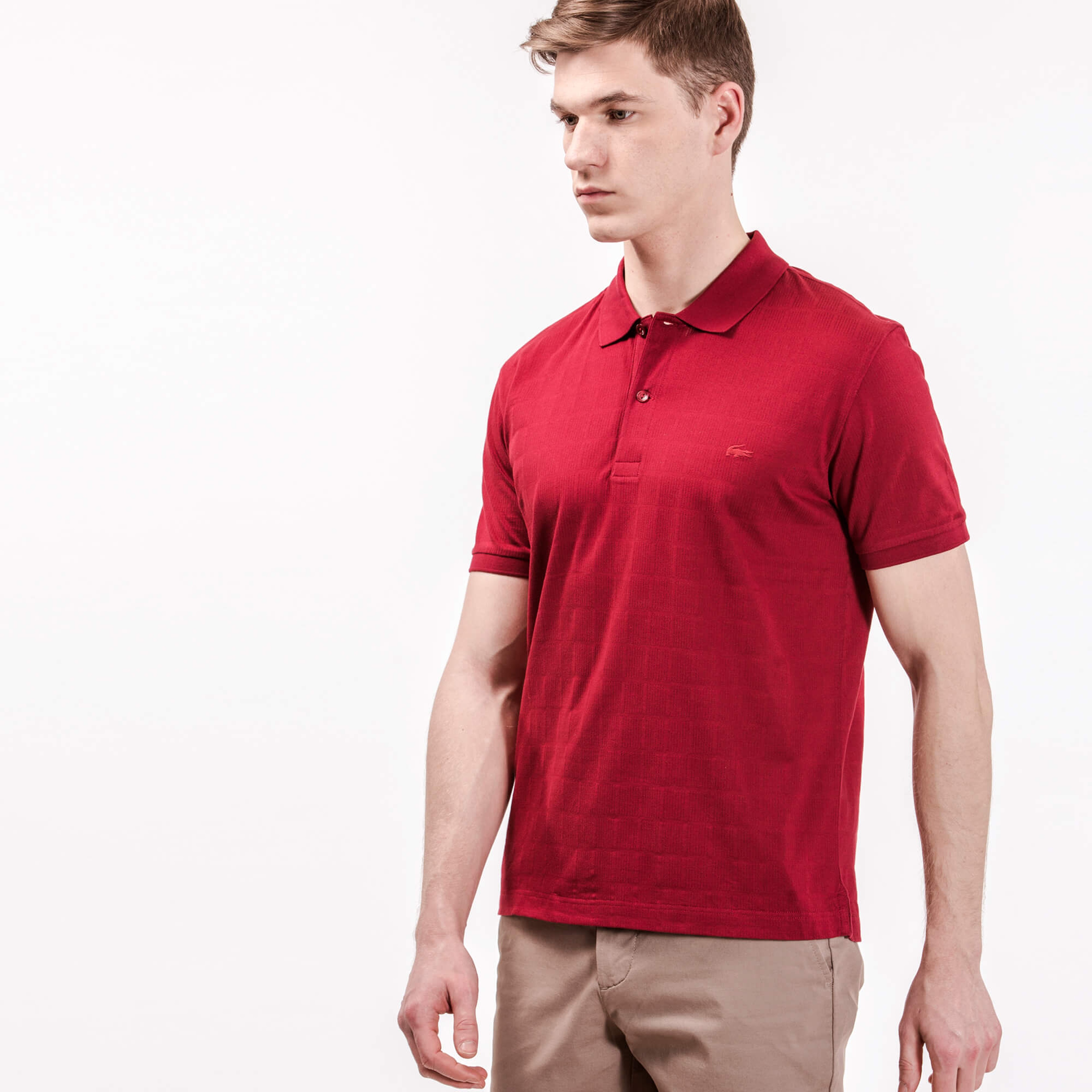 Lacoste Erkek Kırmızı Regular Fit Polo