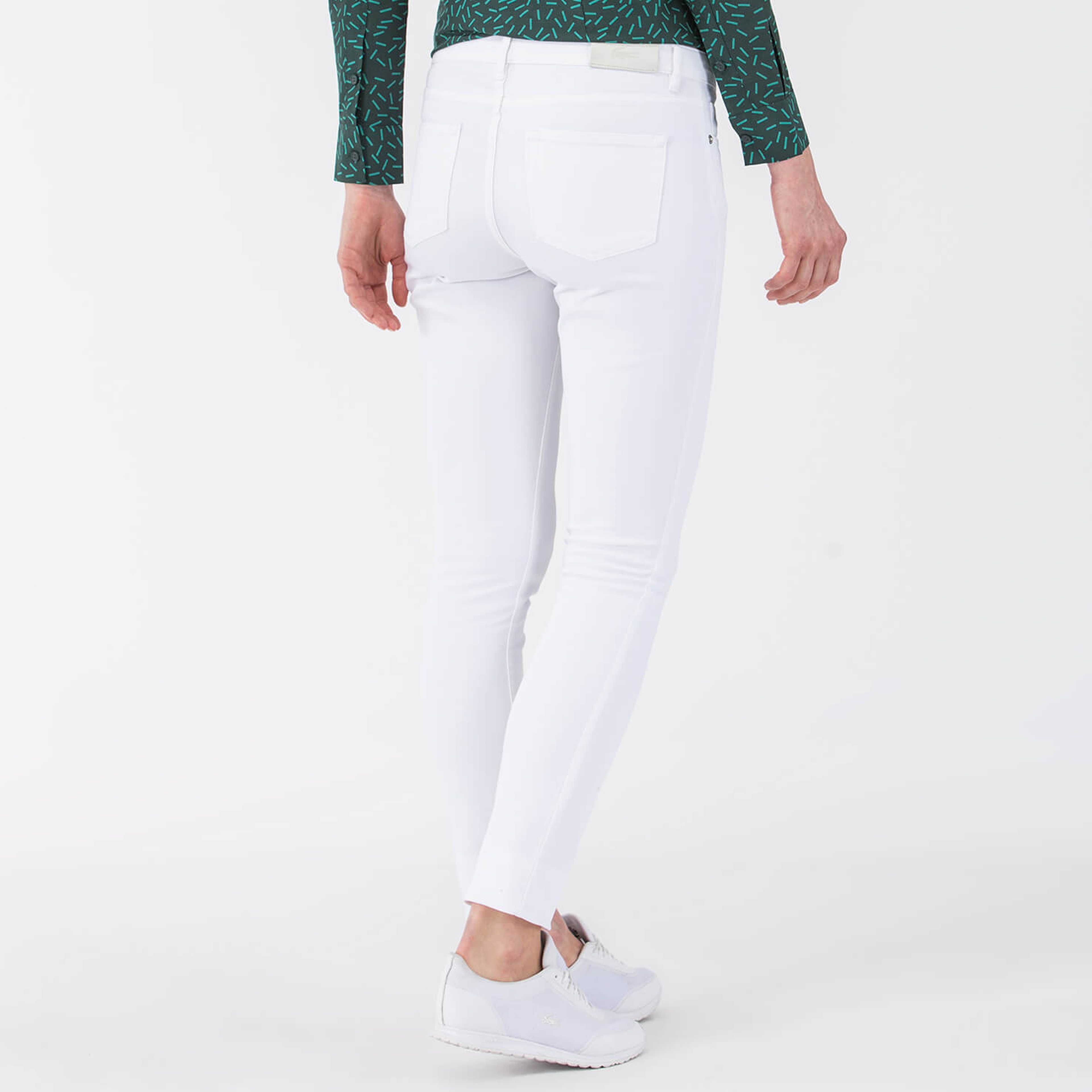 Lacoste Kadın Beyaz Pantolon