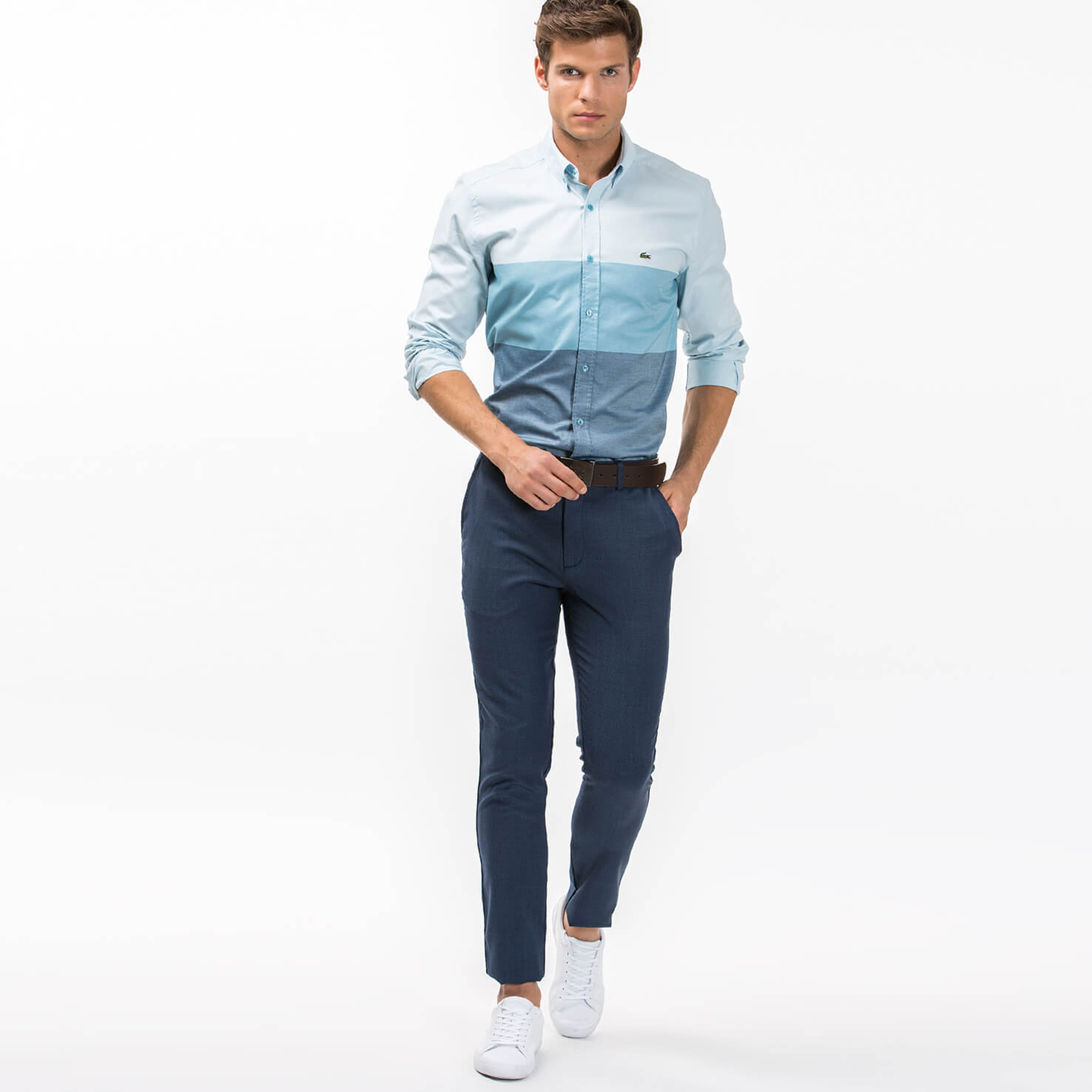 Lacoste Erkek Slim Fit Lacivert Pantolon