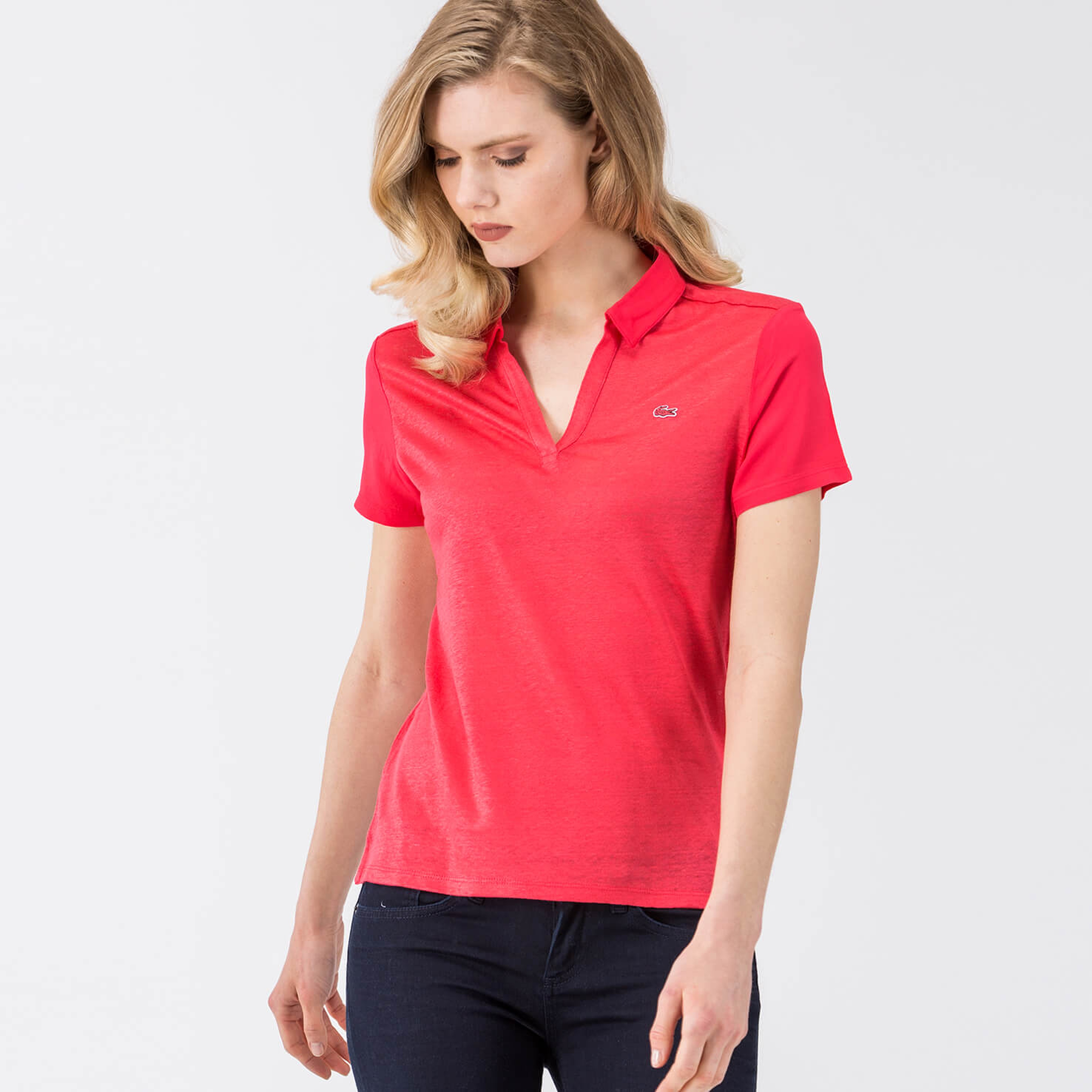Lacoste Kadın Pembe Polo