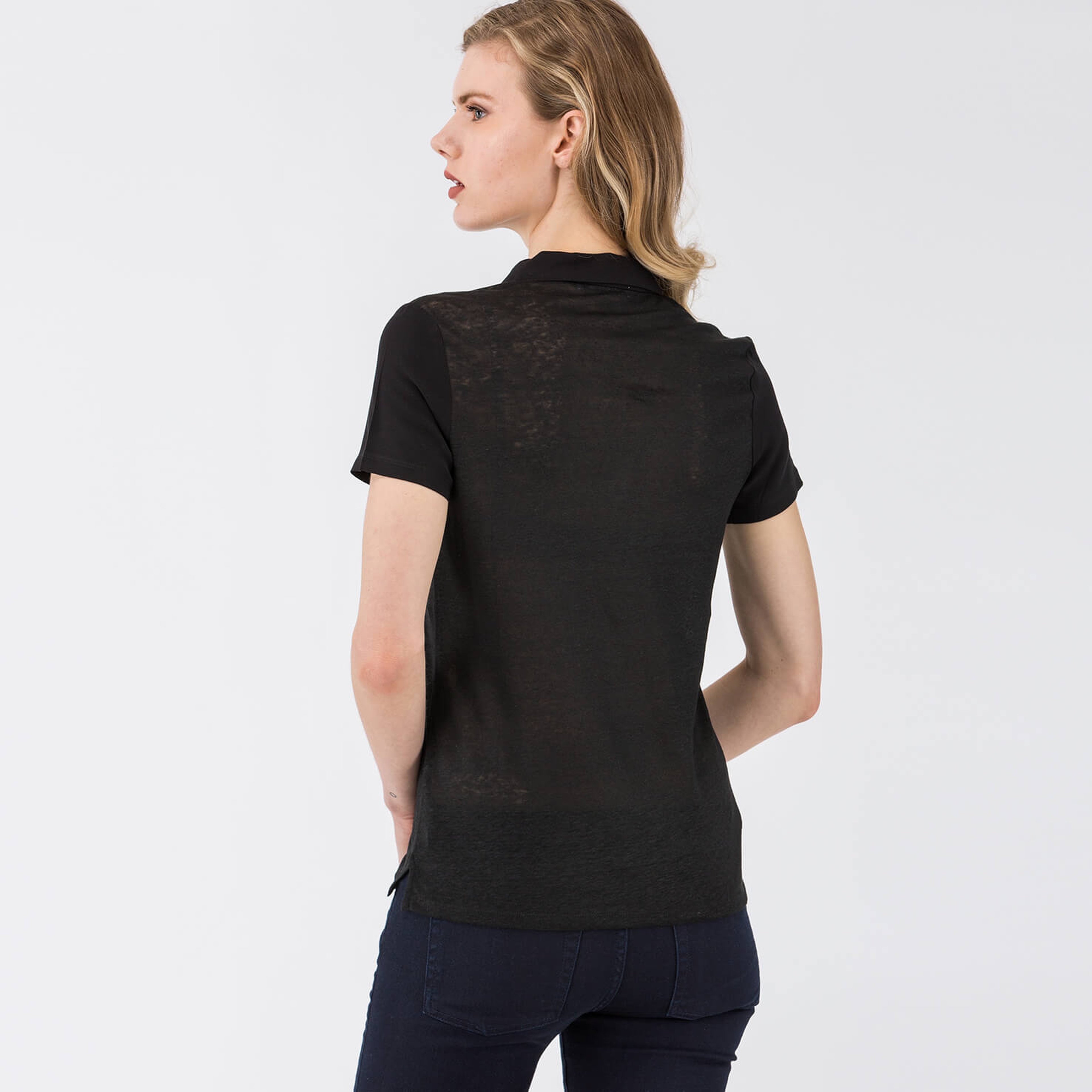 Lacoste Kadın Siyah Polo