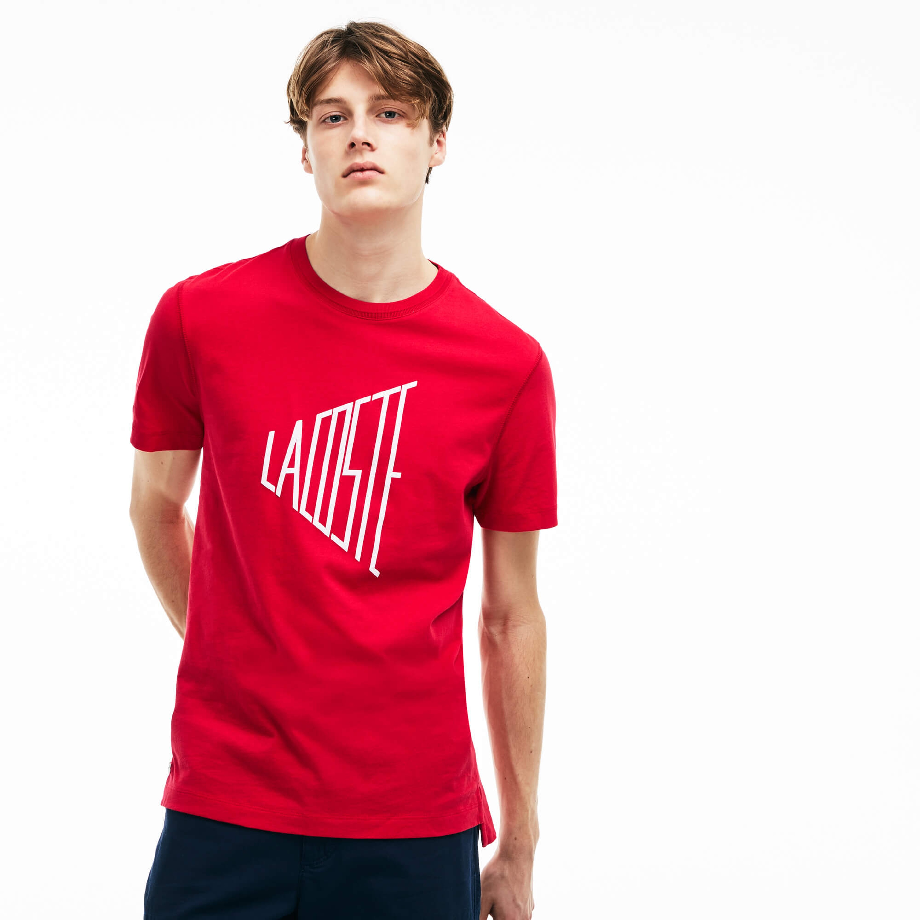 Lacoste Erkek Regular Fit Kırmızı T-Shirt