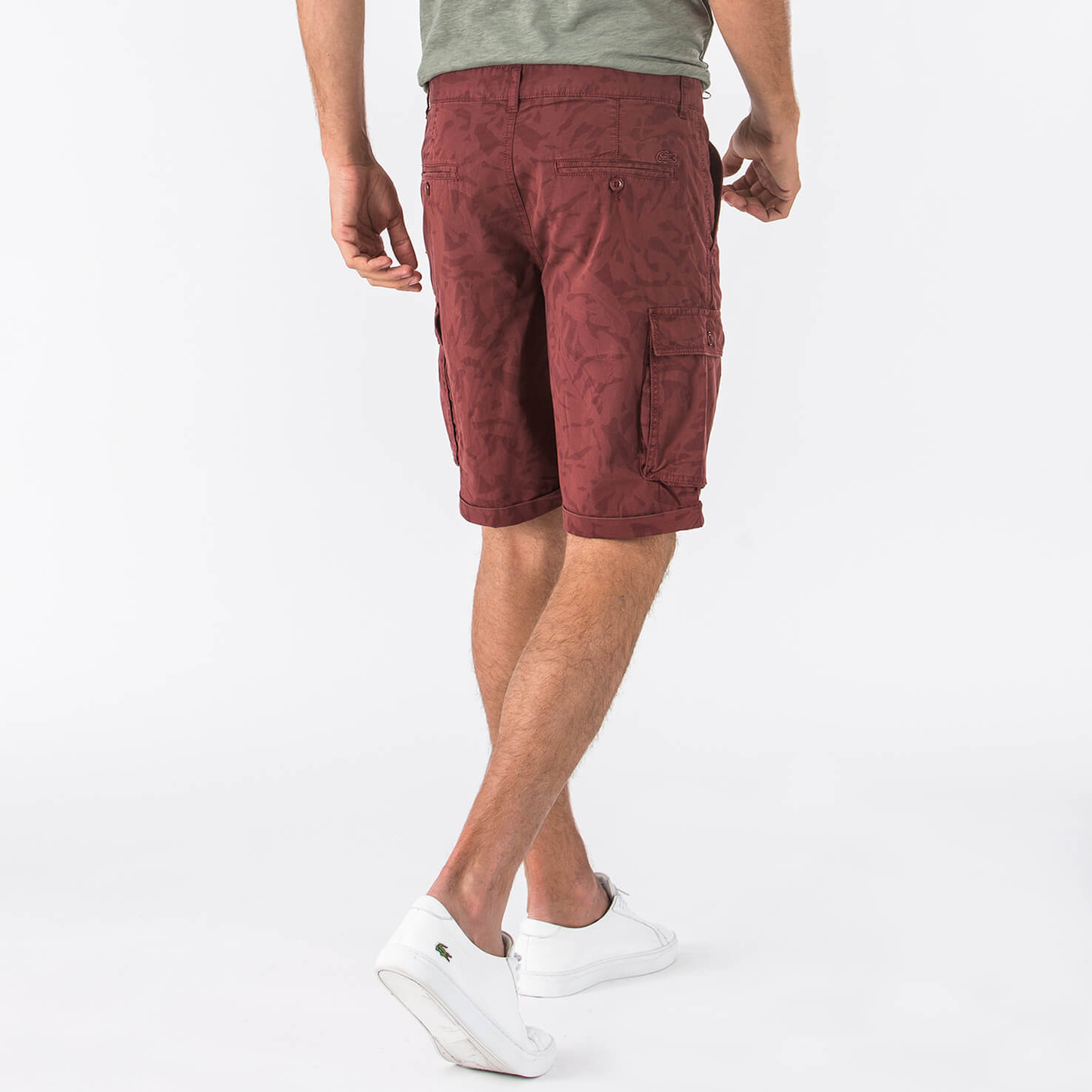 Lacoste Erkek Bordo Bermuda