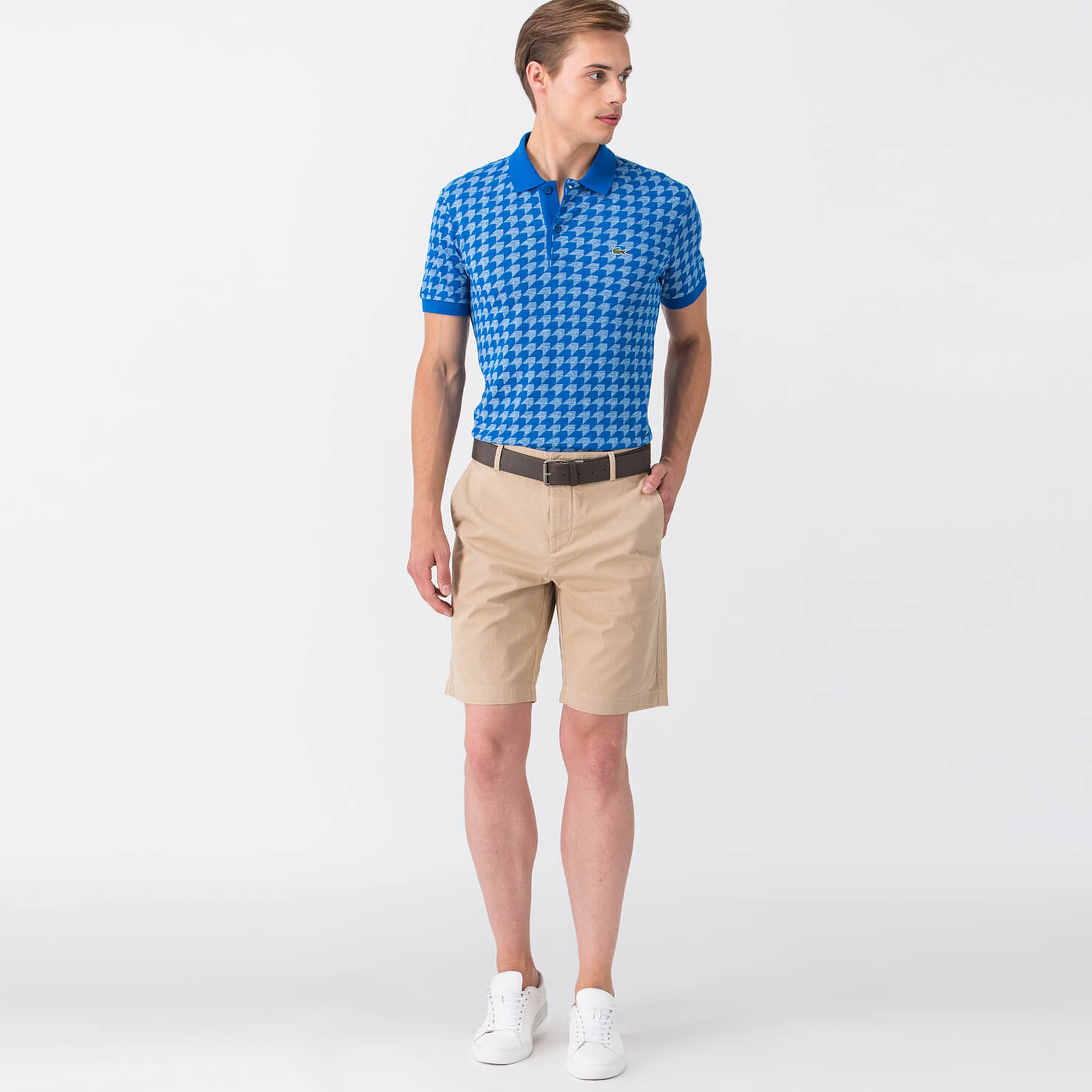 Lacoste Erkek Bej Bermuda