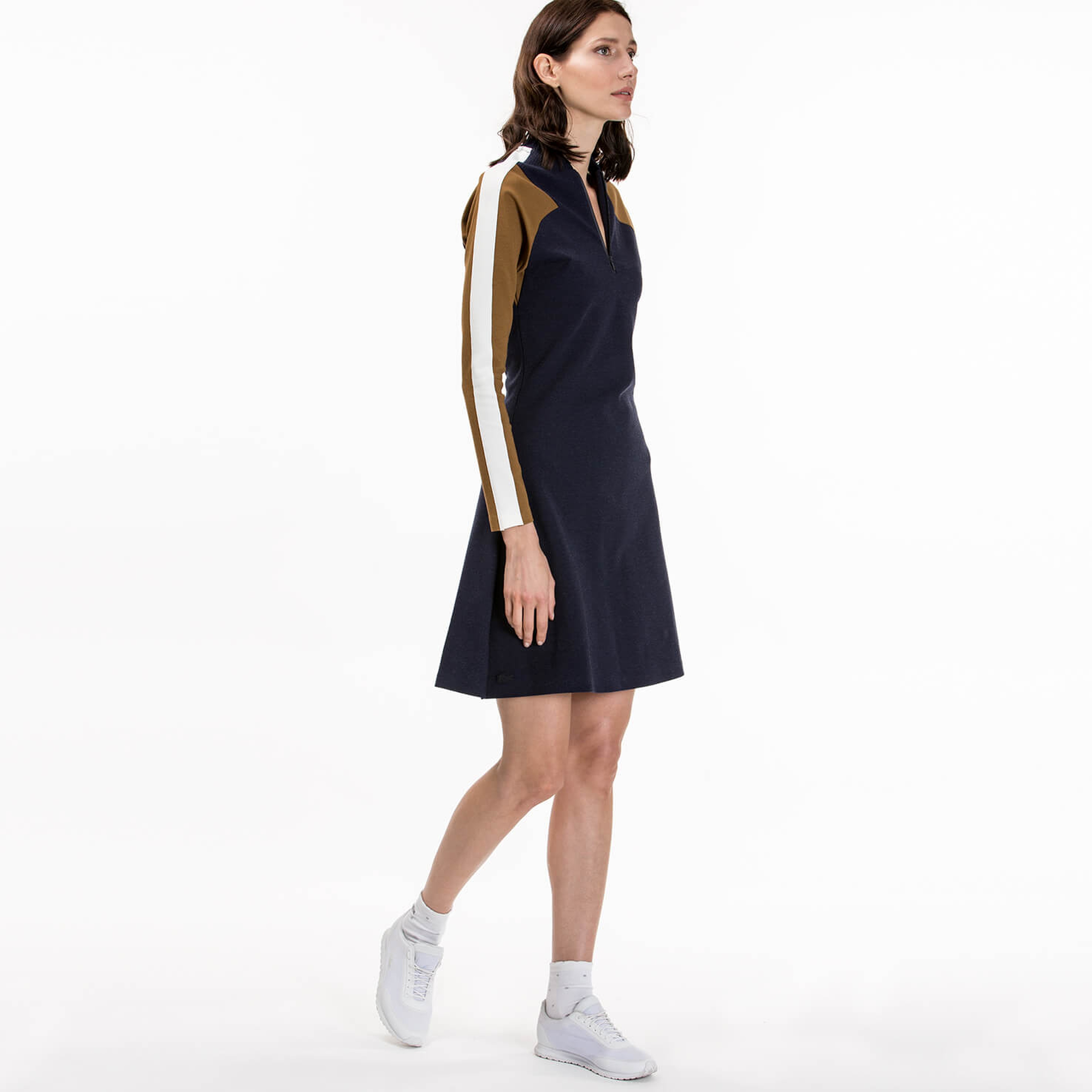 Lacoste Kadın Slim Fit Lacivert Elbise