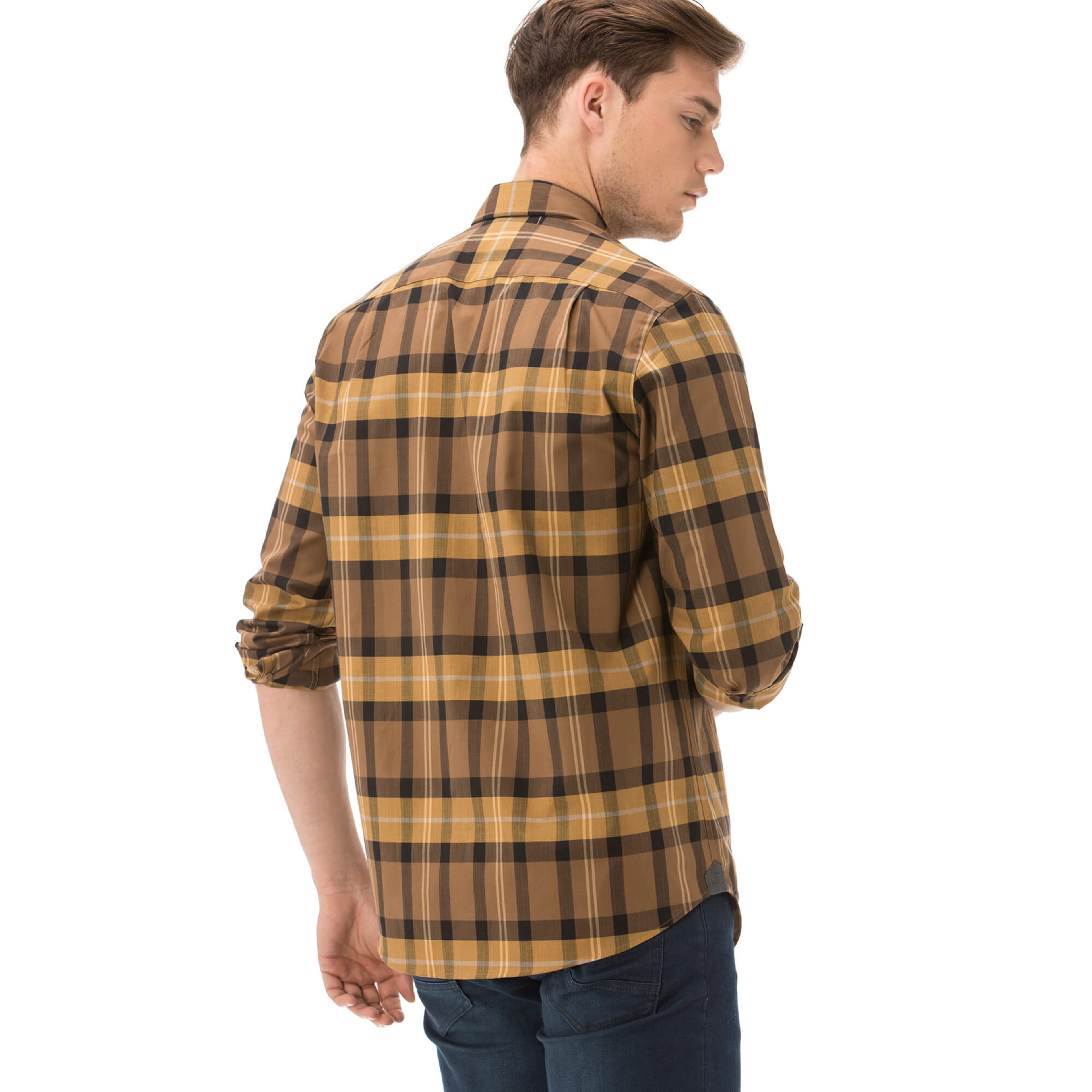 Lacoste Erkek Kahverengi Uzun Kollu Gömlek