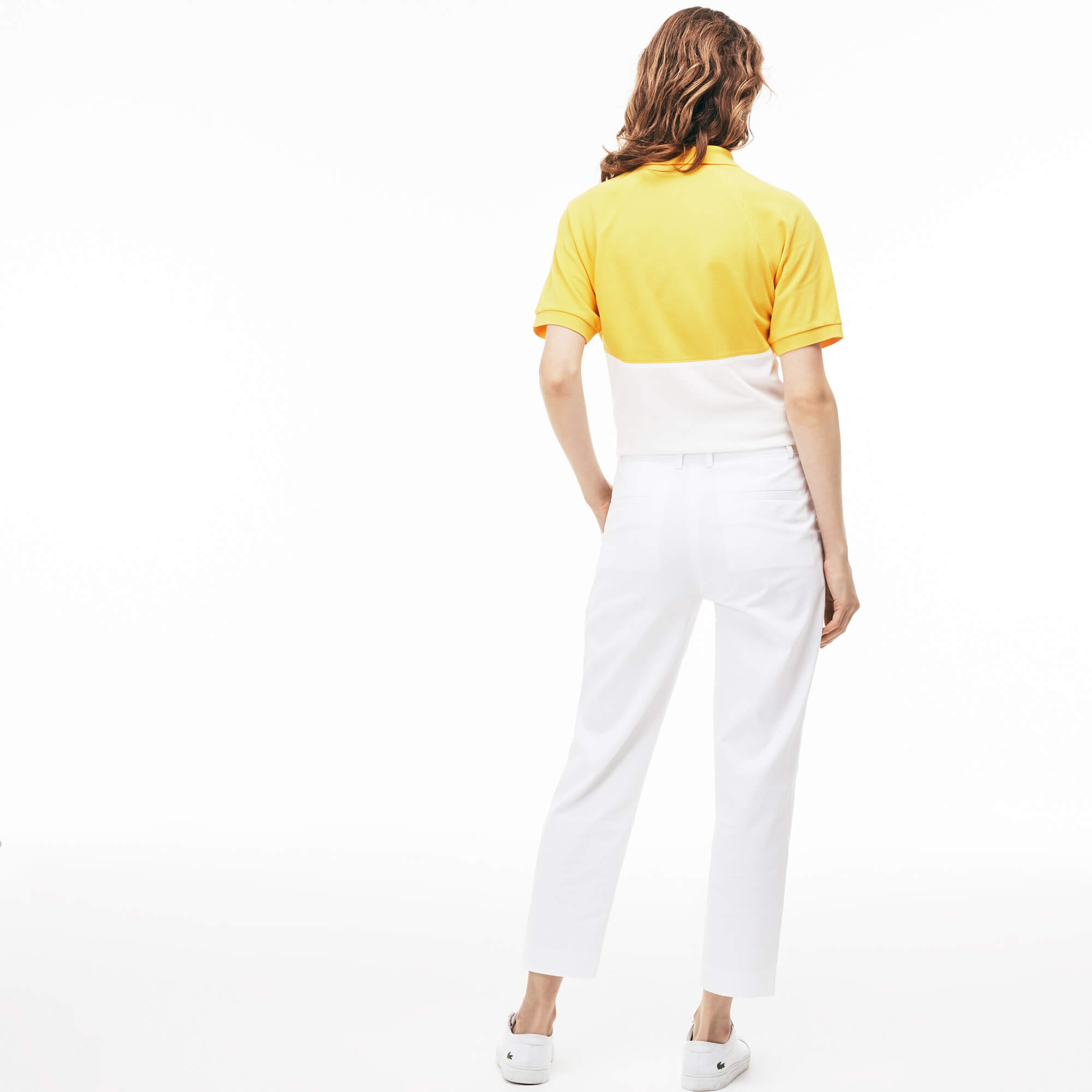 Lacoste Kadın Beyaz Pantolon