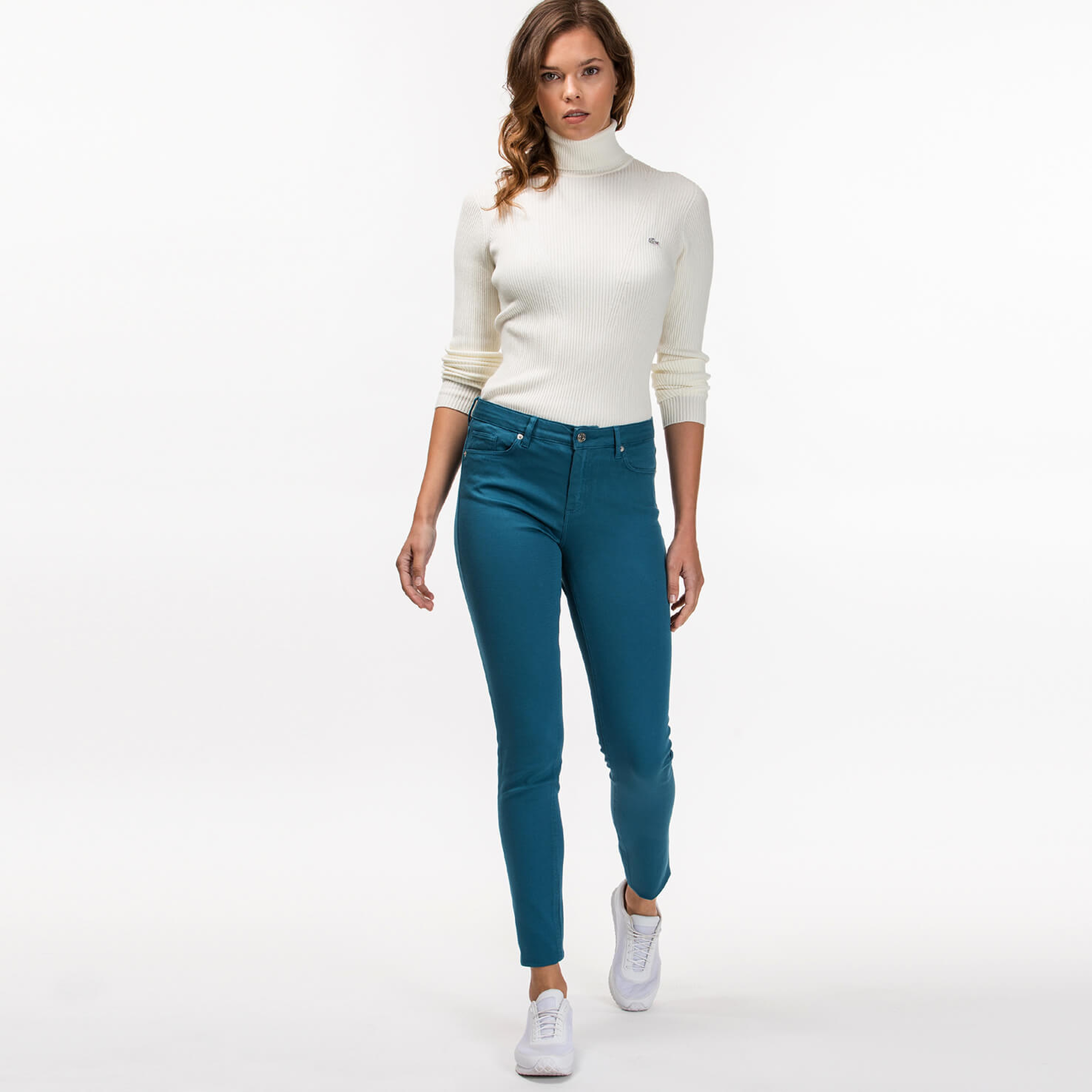 Lacoste Kadın Mavi Pantolon