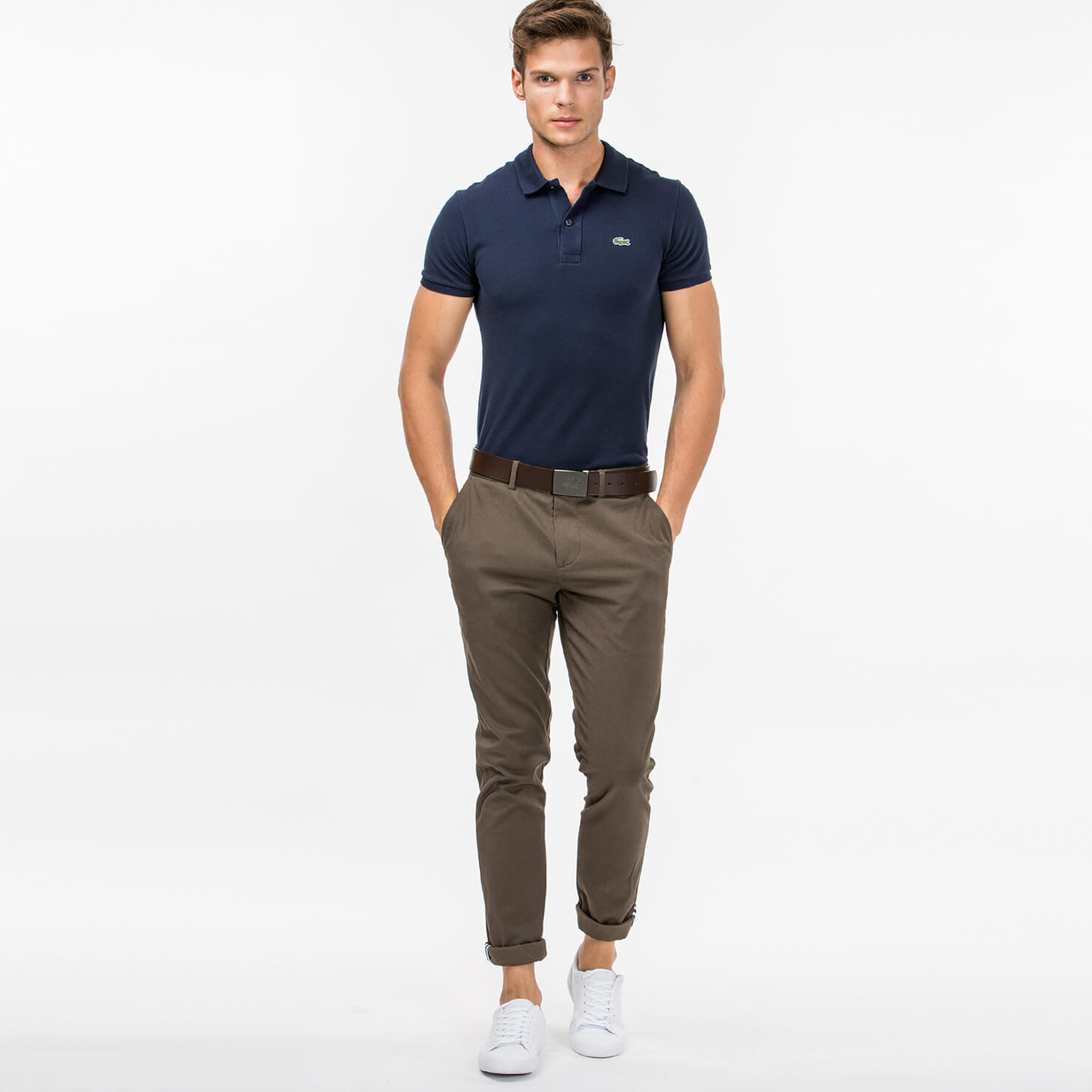 Lacoste Erkek Slim Fit Kahverengi Pantolon