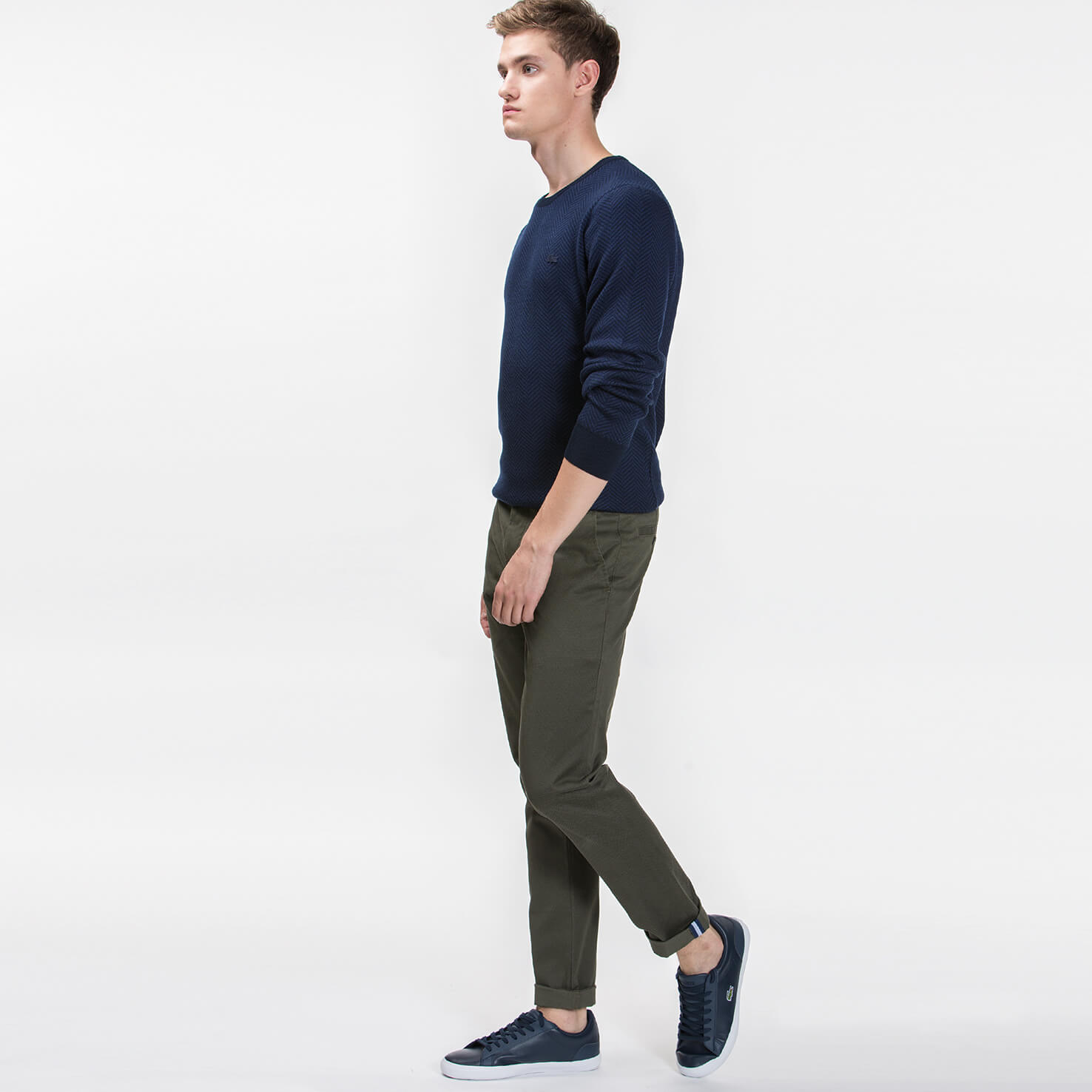 Lacoste Erkek Slim Fit Yeşil Pantolon