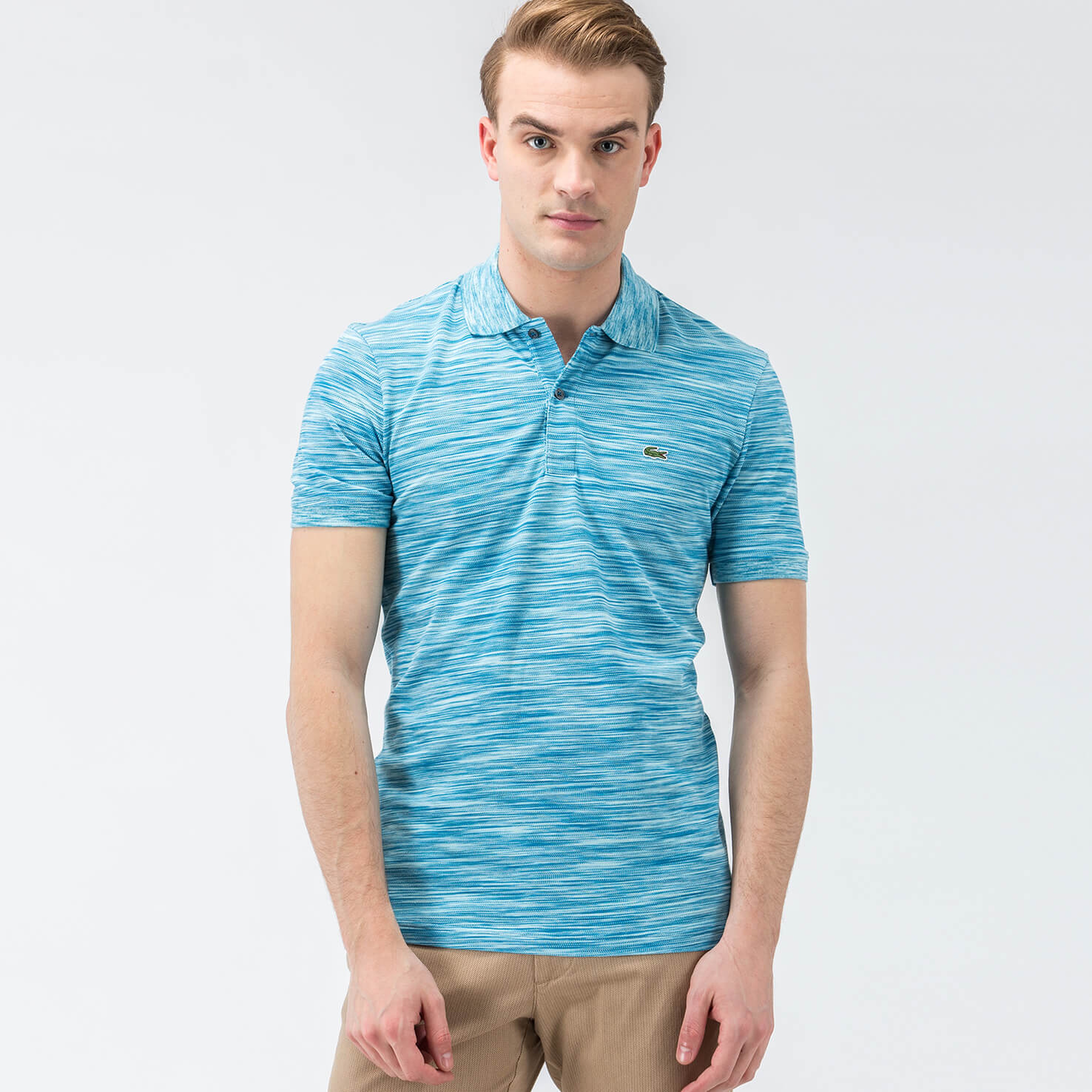 Lacoste Erkek Mavi Regular Fit Kısa Kollu Polo