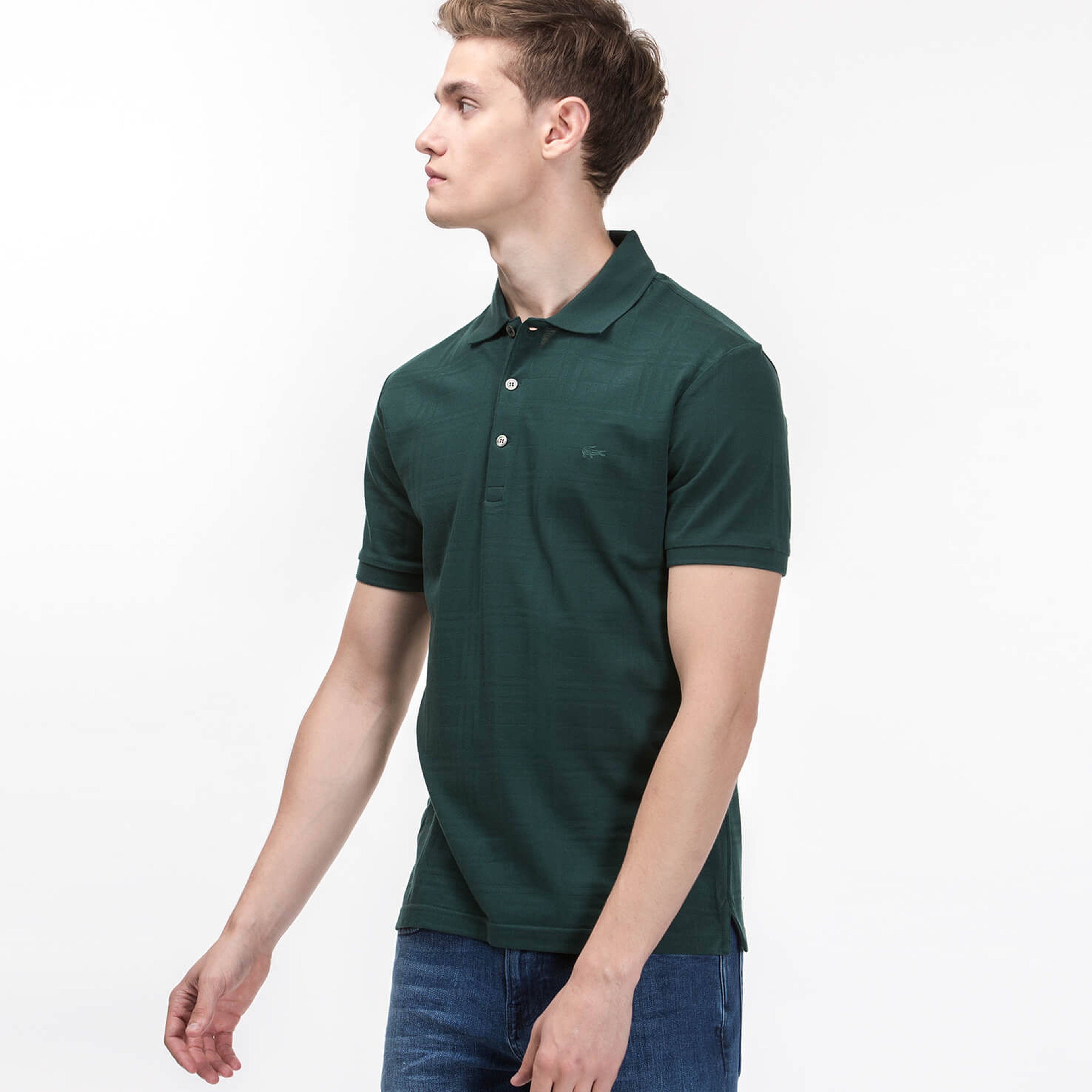 Lacoste Erkek Yeşil Regular Fit Kısa Kollu Polo