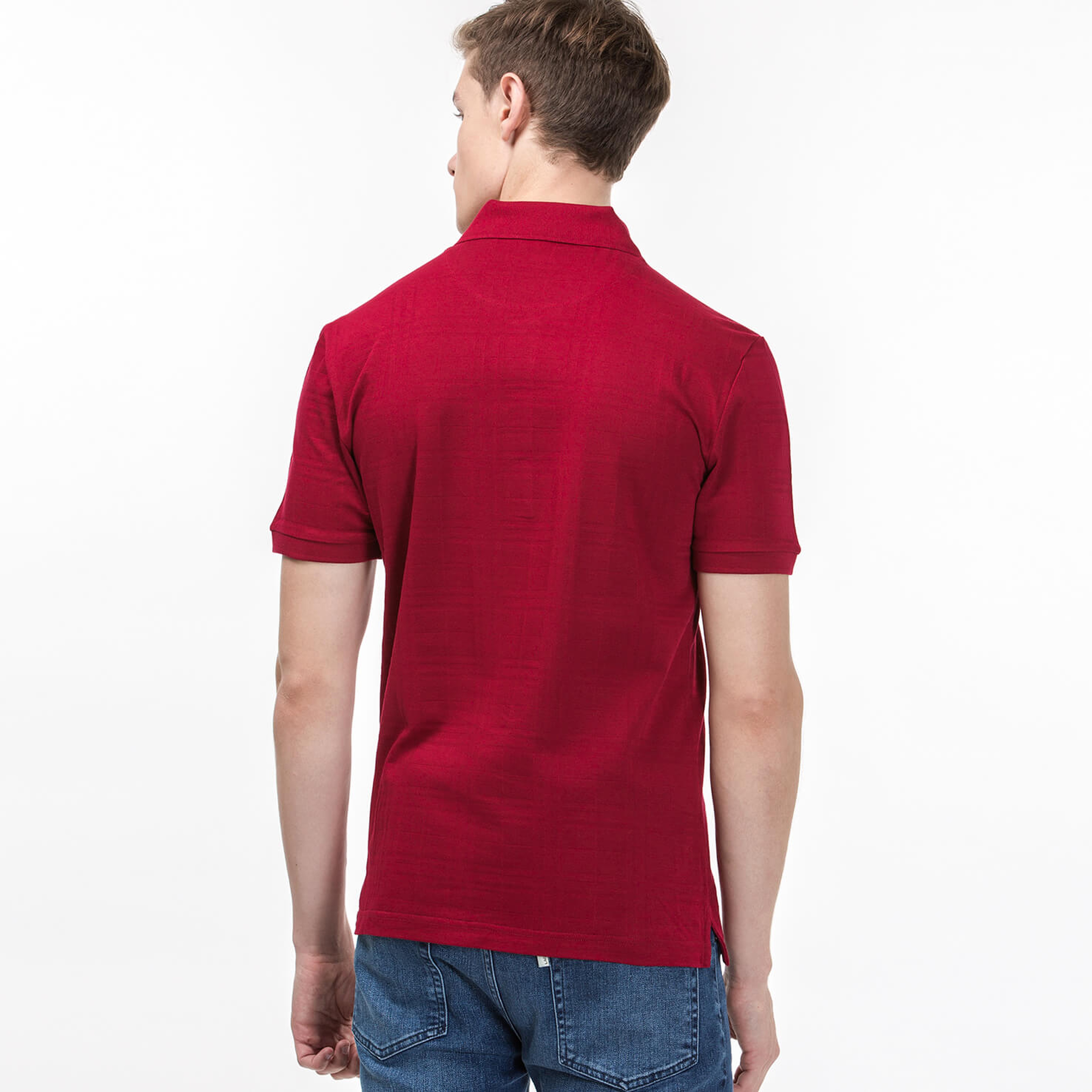 Lacoste Erkek Bordo Regular Fit Kısa Kollu Polo