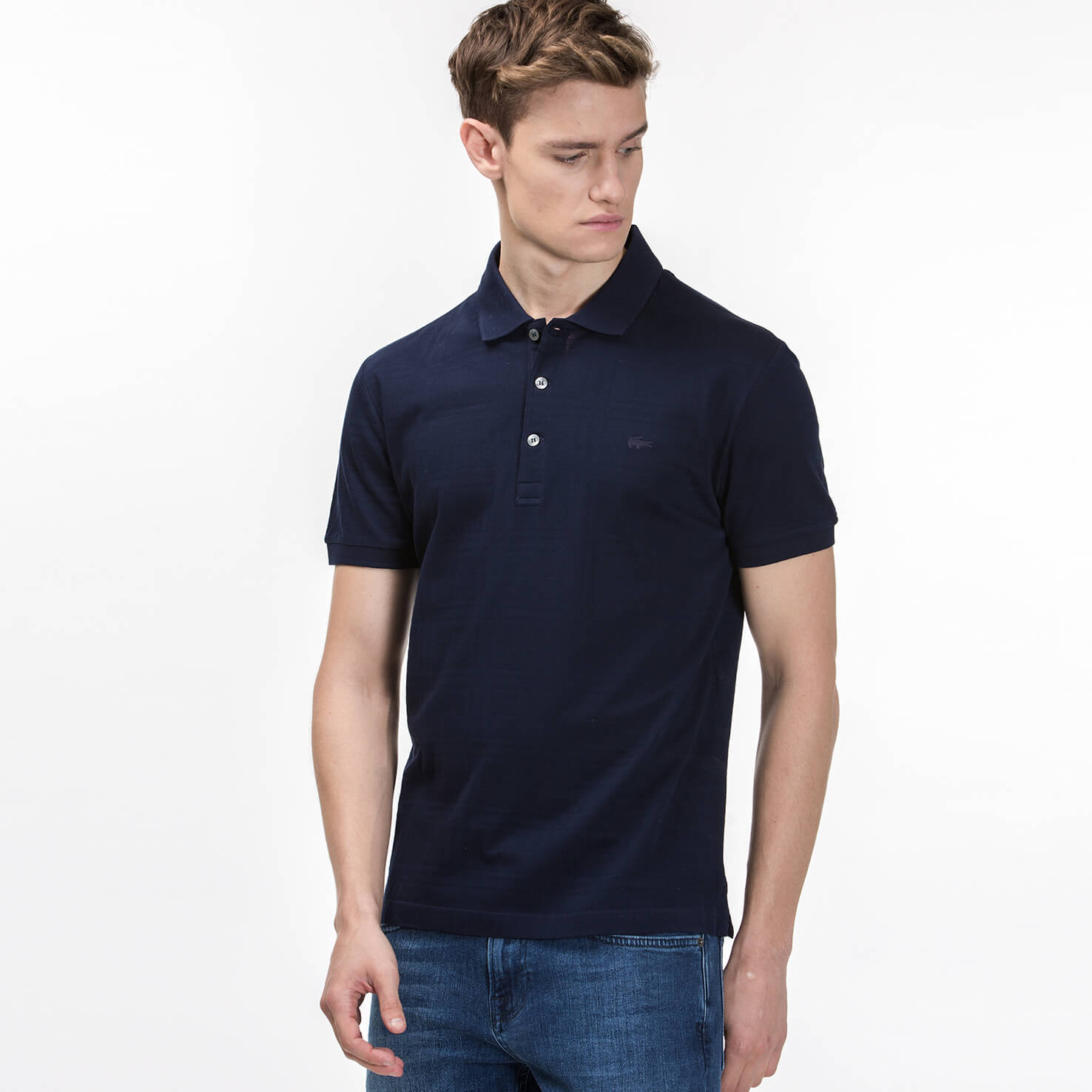 Lacoste Lacivert Kısa Kollu Erkek Polo