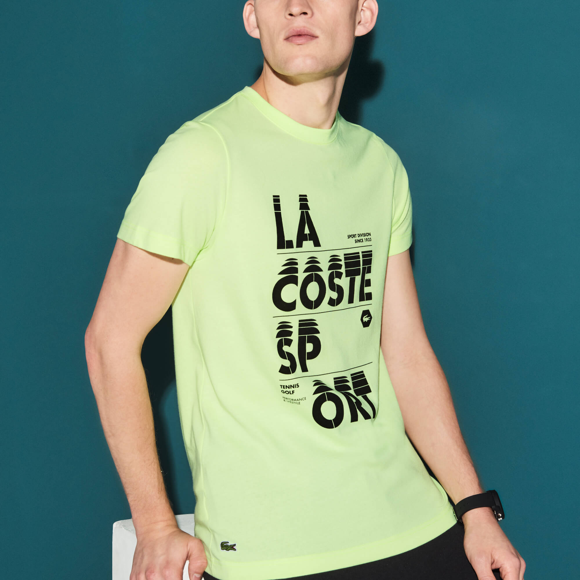 Lacoste Erkek Sarı T-Shirt