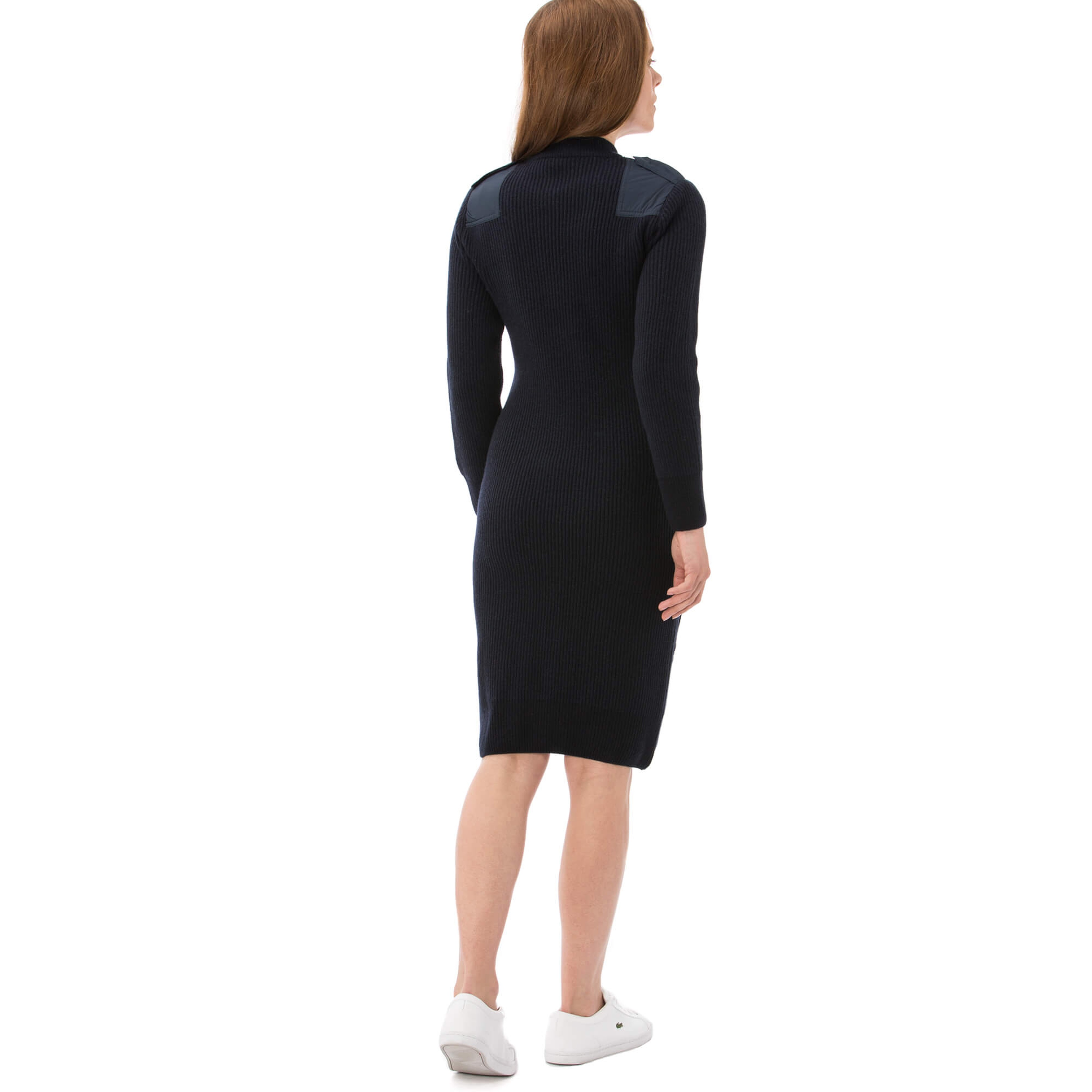 Lacoste Kadın Slim Fit Lacivert Elbise