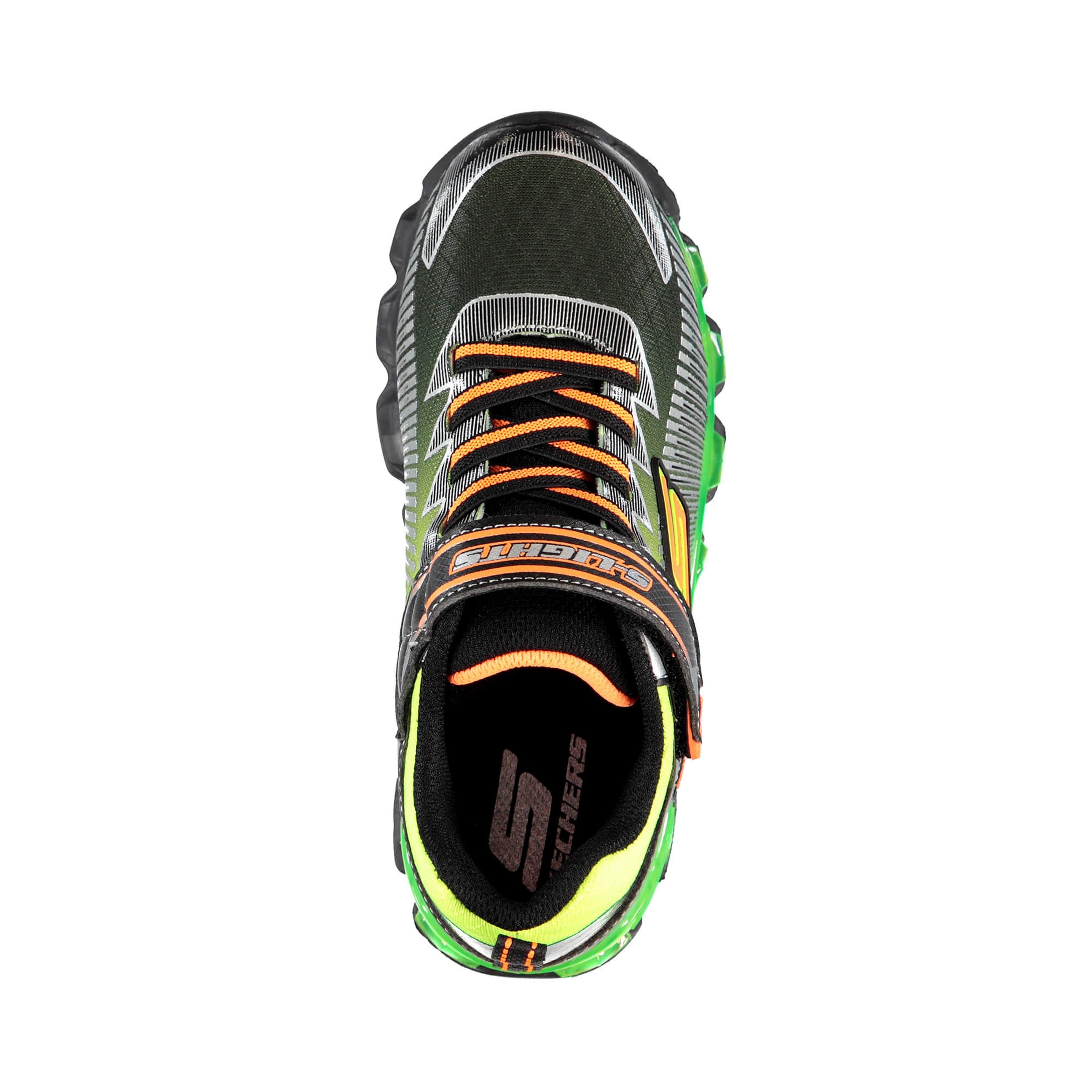 Skechers Flashpod- Scoria Işıklı Çocuk Yeşil Spor Ayakkabı