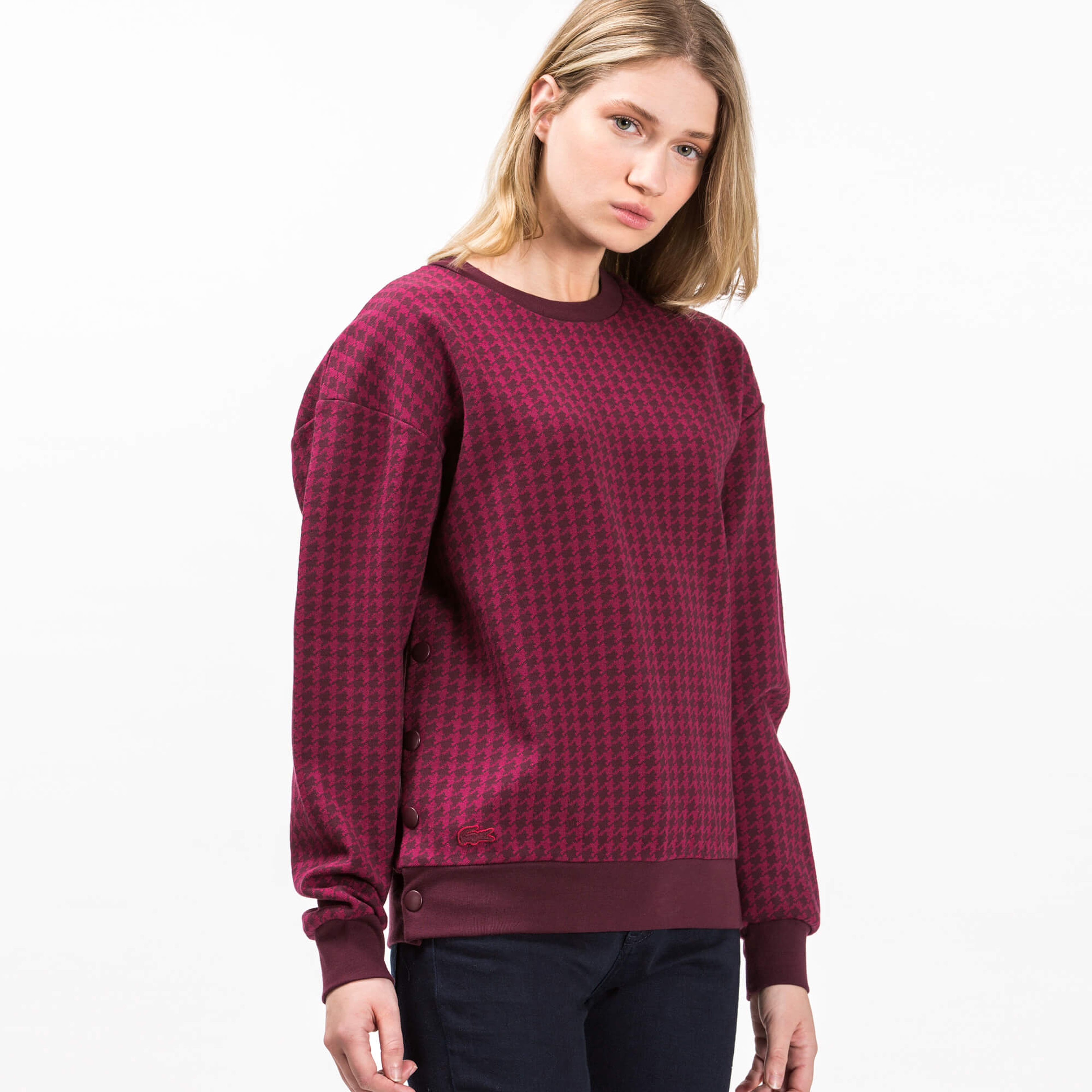 Lacoste Kadın Bordo Sweatshirt