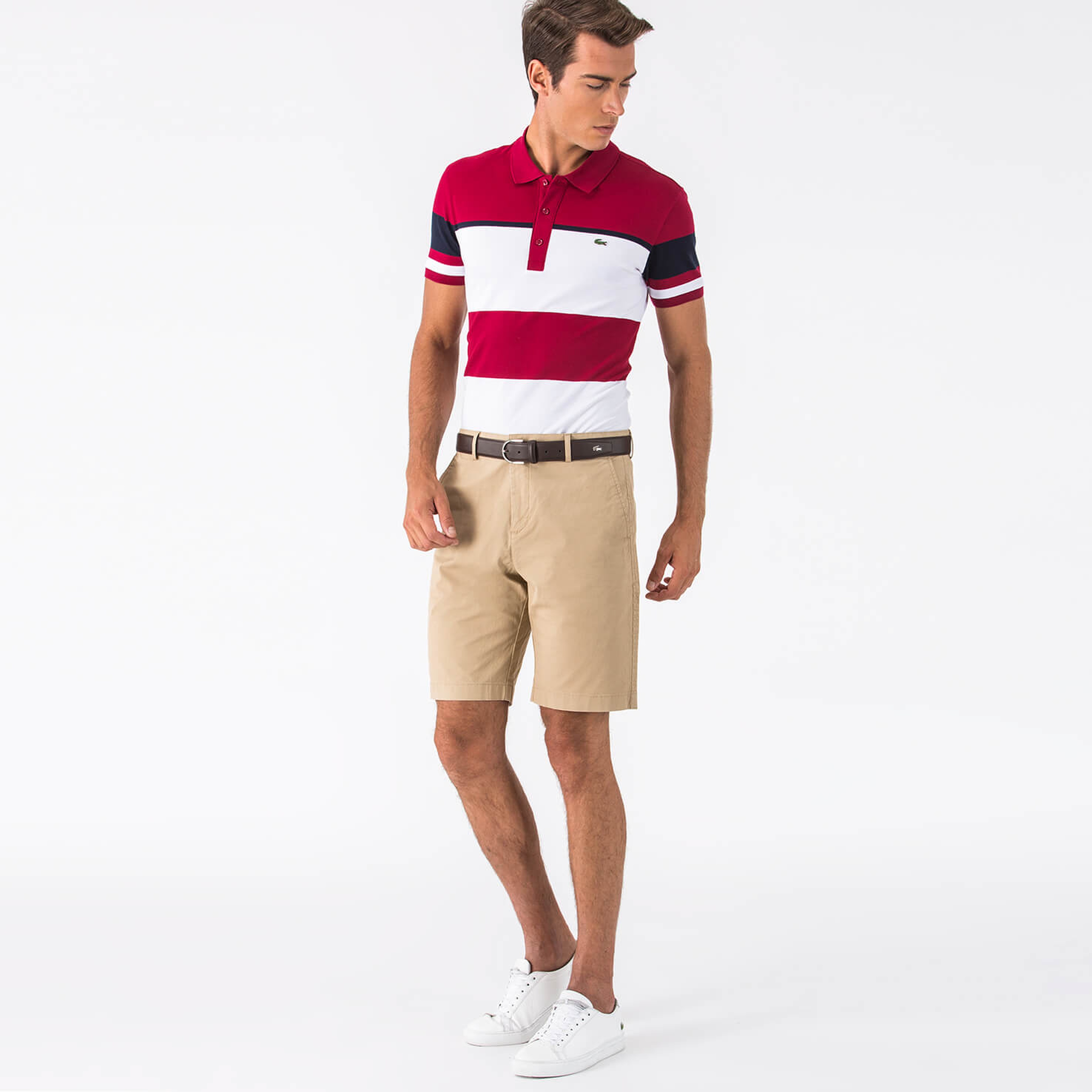 Lacoste Erkek Bej Bermuda