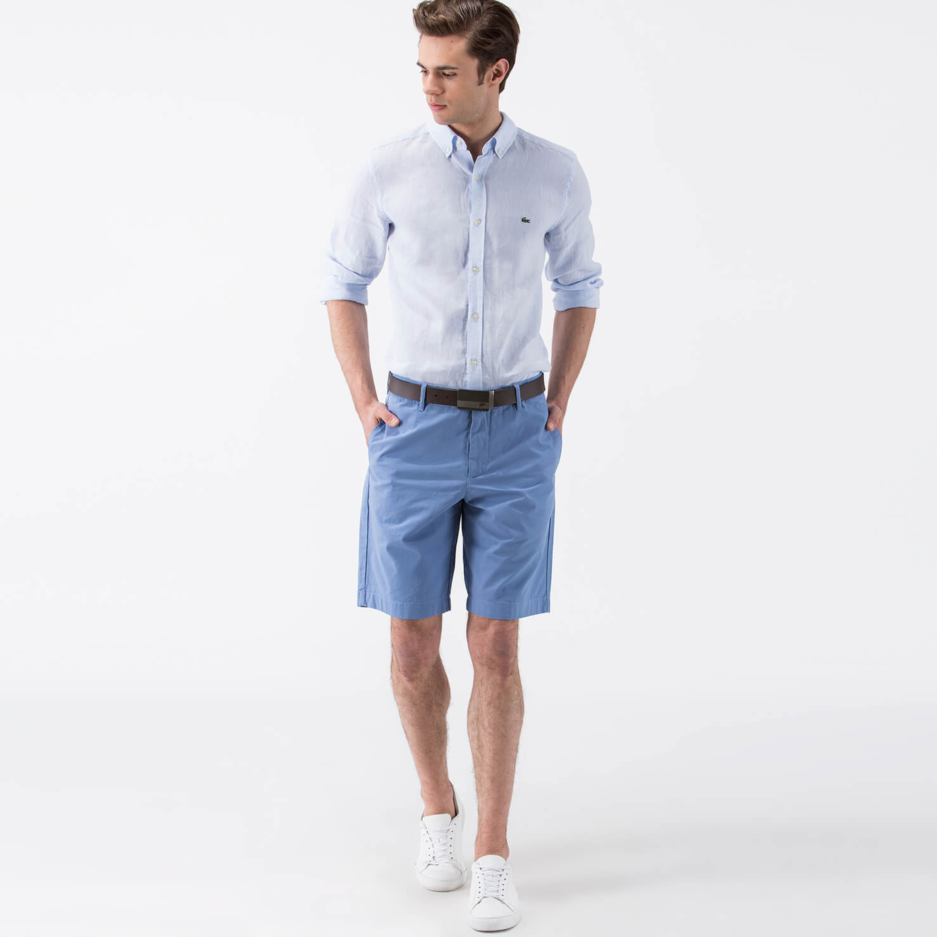 Lacoste Erkek Mavi Şort