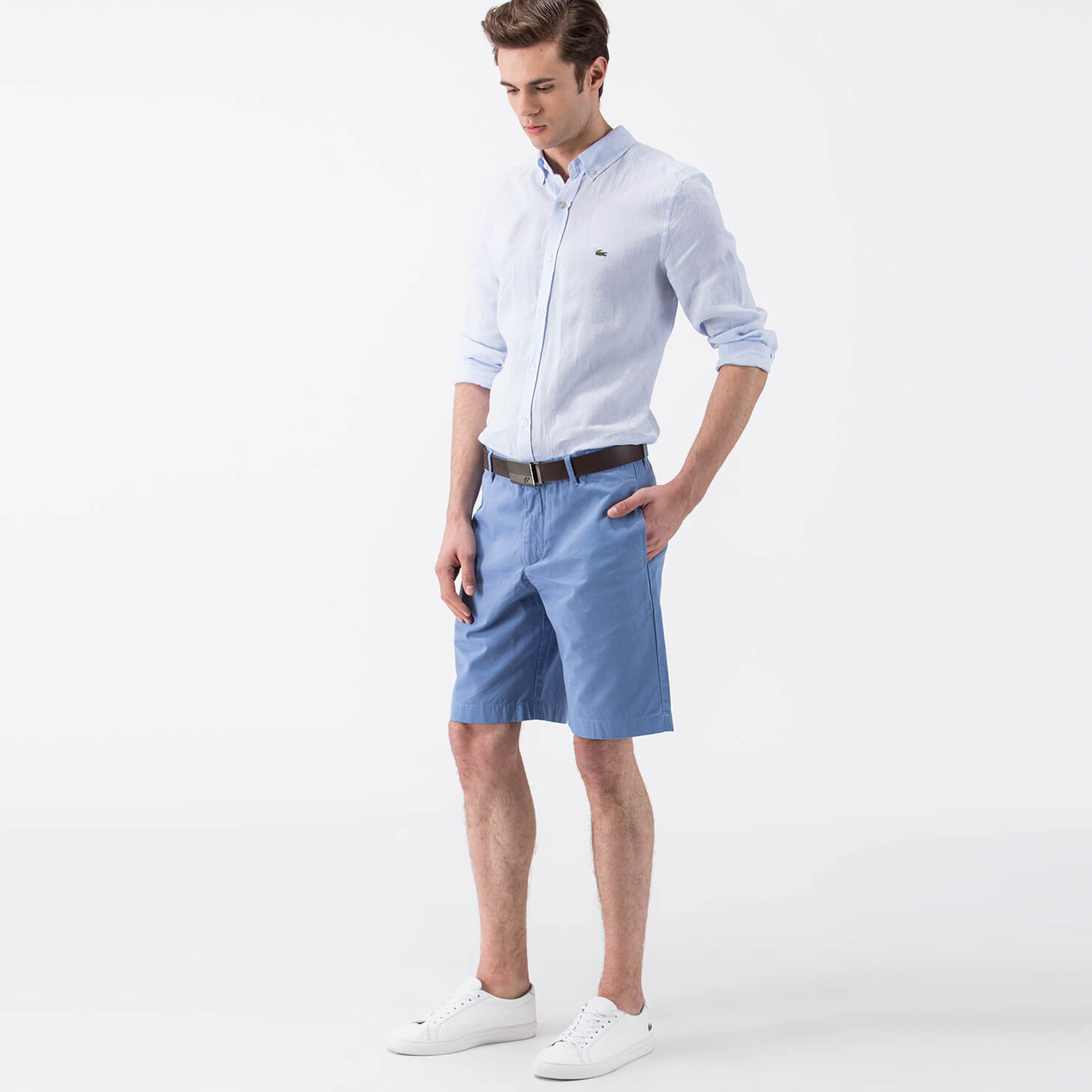 Lacoste Erkek Mavi Şort